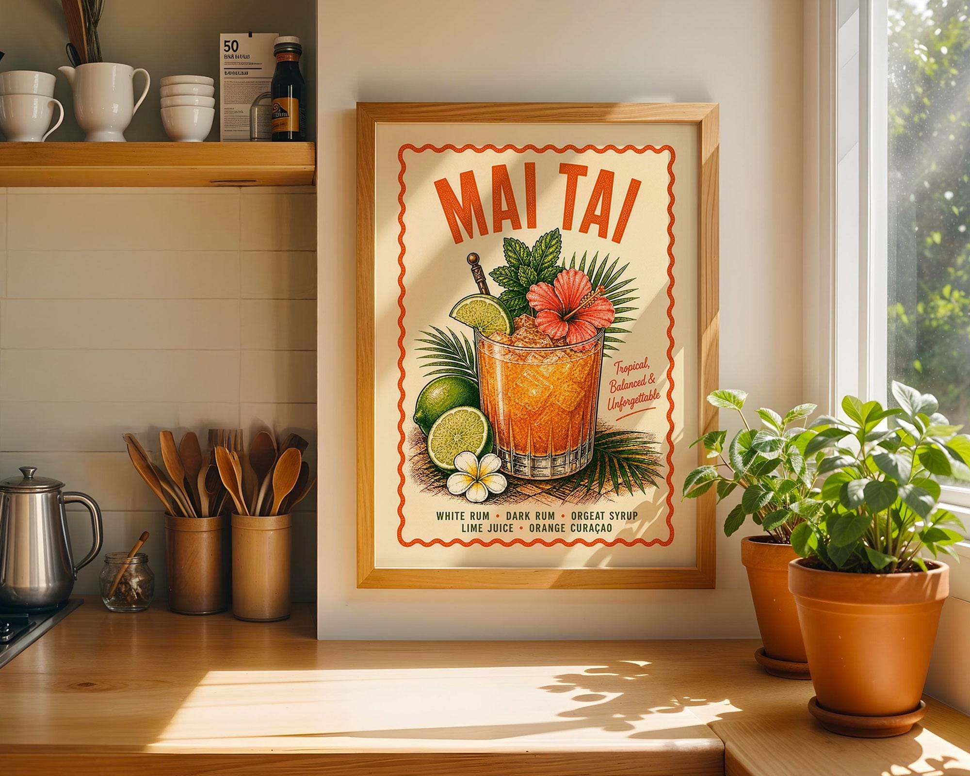 Mai Tai Cocktail Print