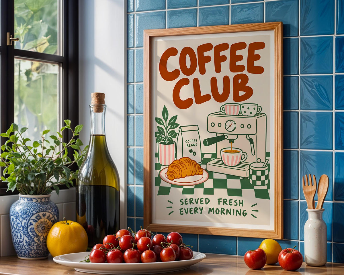Coffee Club Print