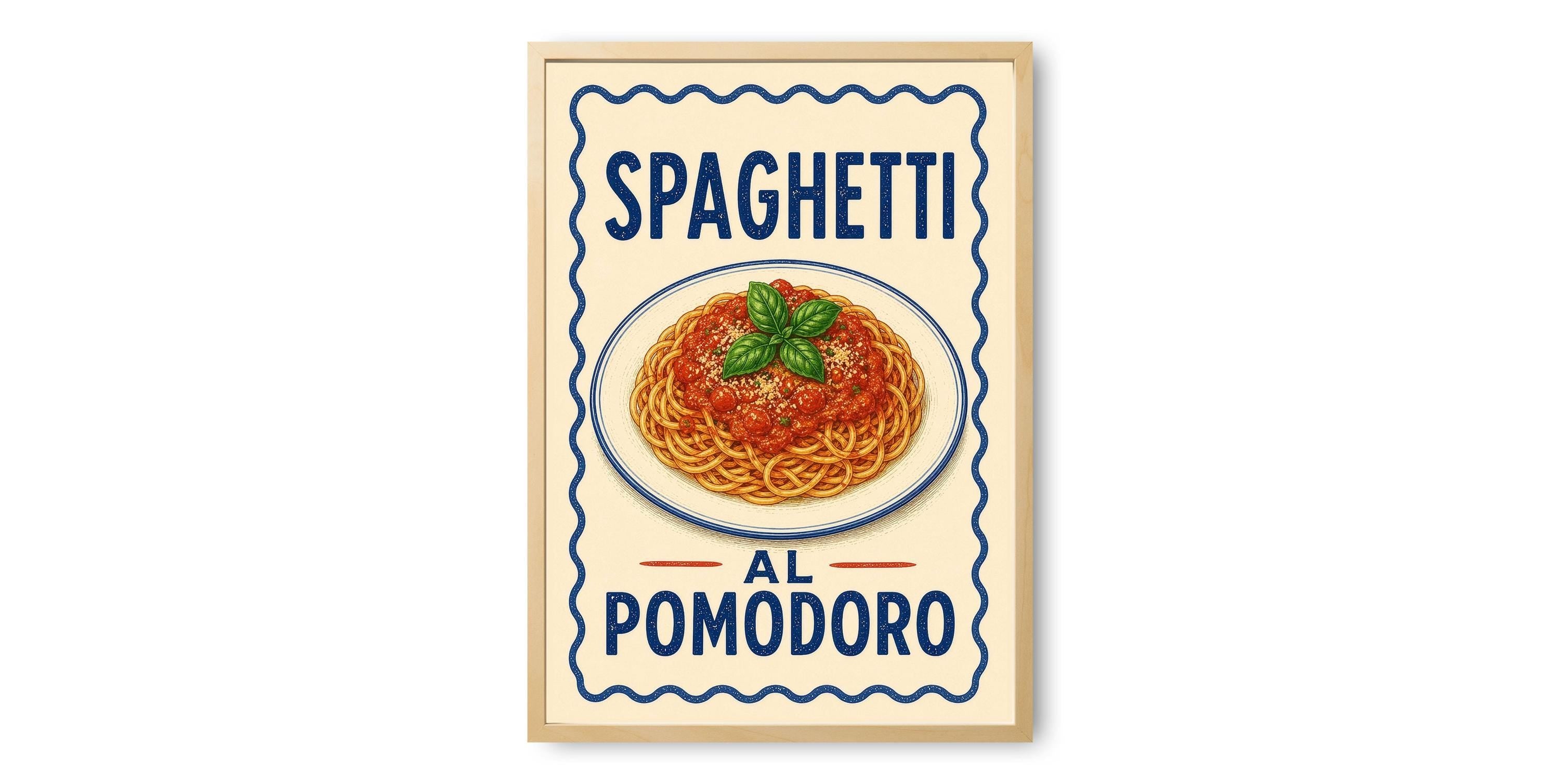 Spaghetti al Pomodoro Print