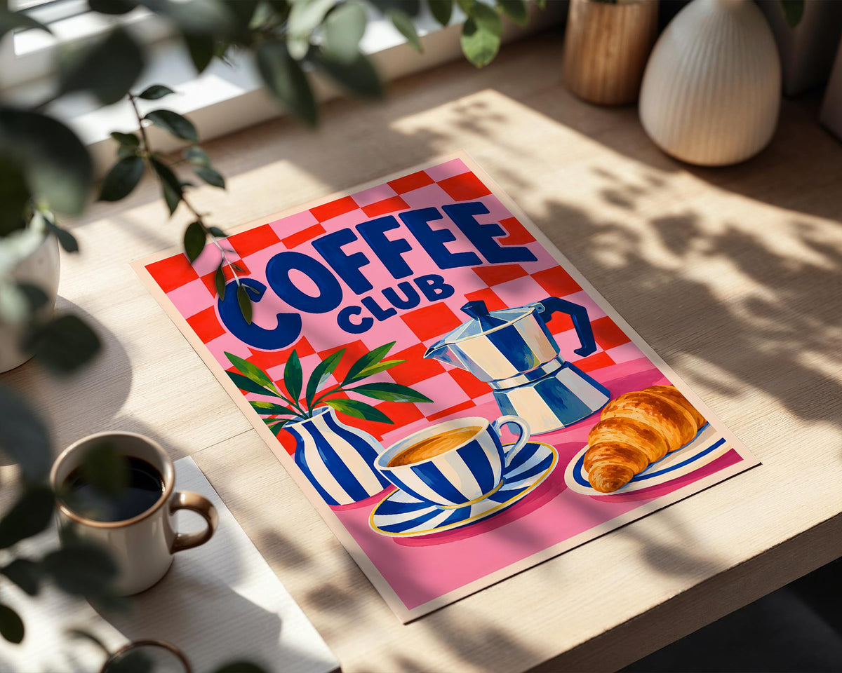 Coffee Club Print