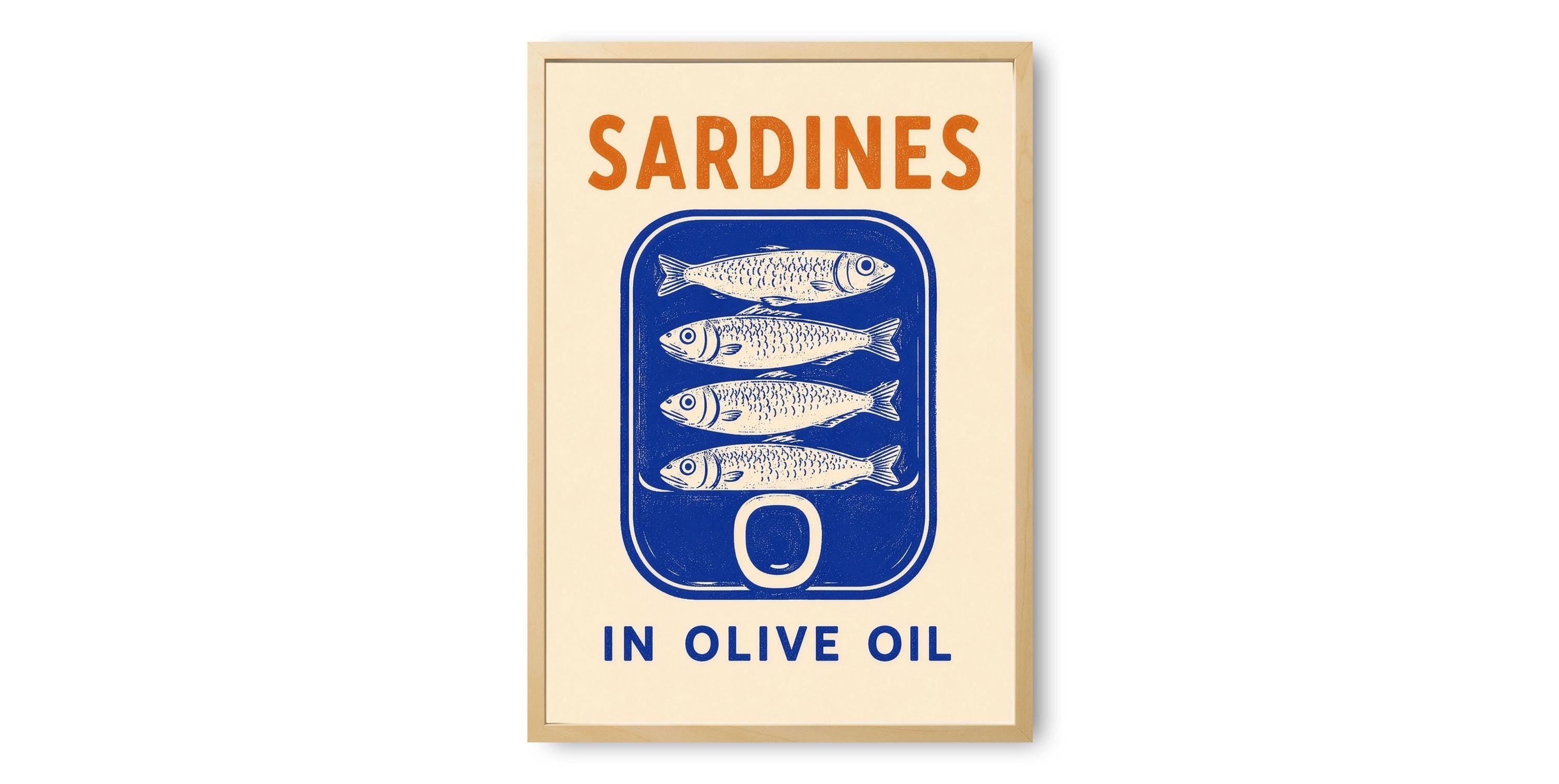 Sardines In Olive Oil Print