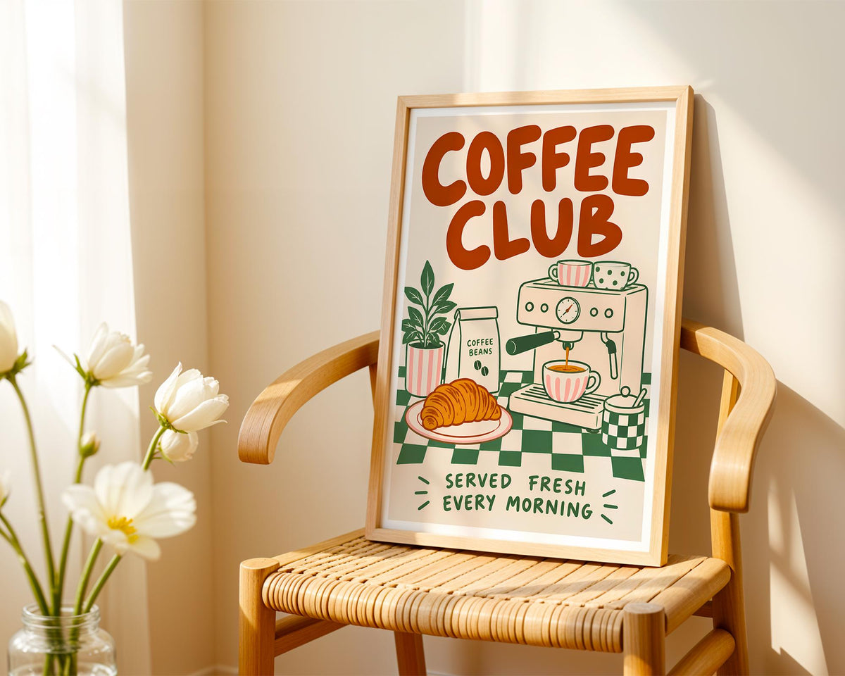 Coffee Club Print