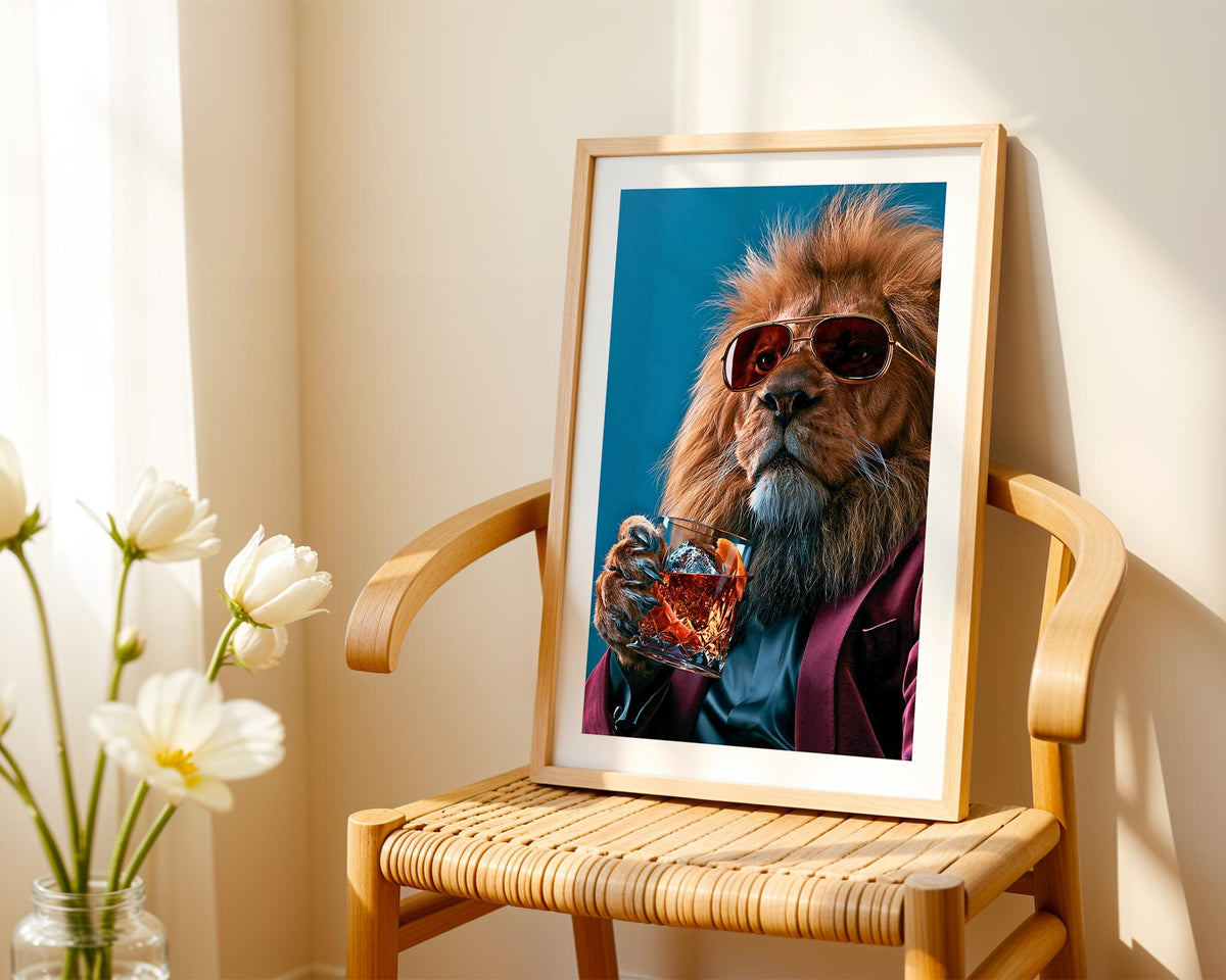Lion Bar Print