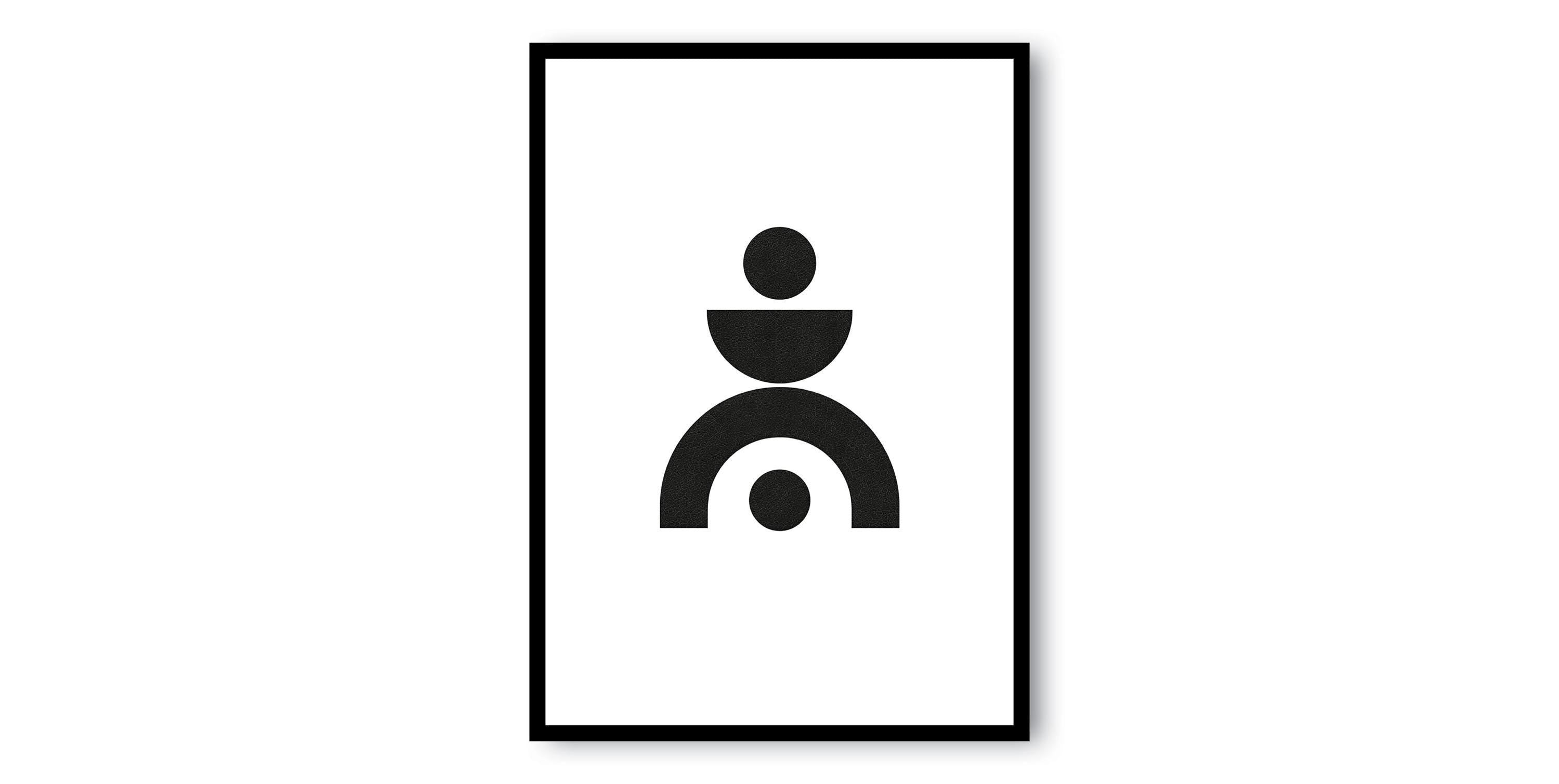 Minimalist Abstract Balance Print