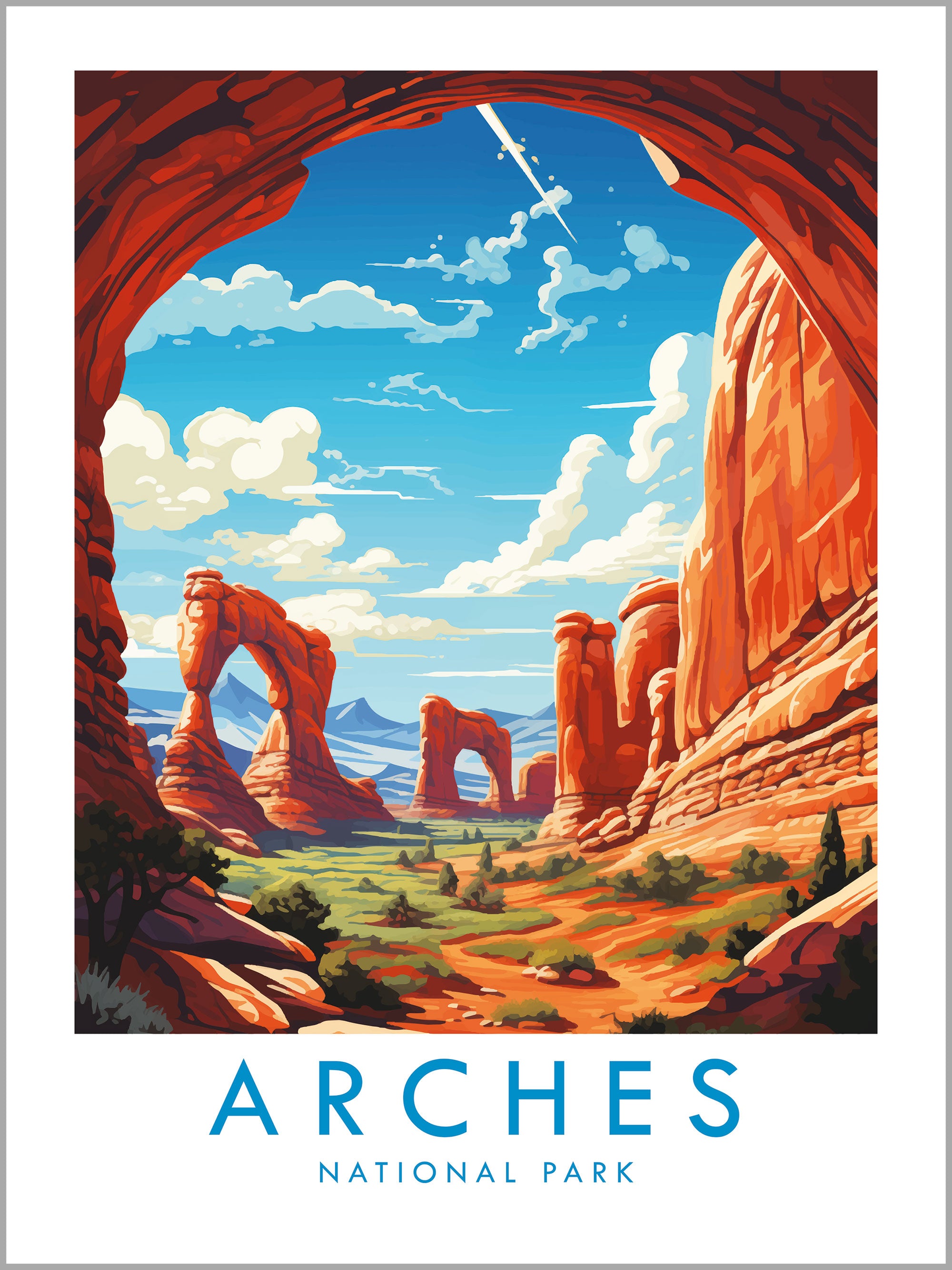 Arches National Park Travel Print