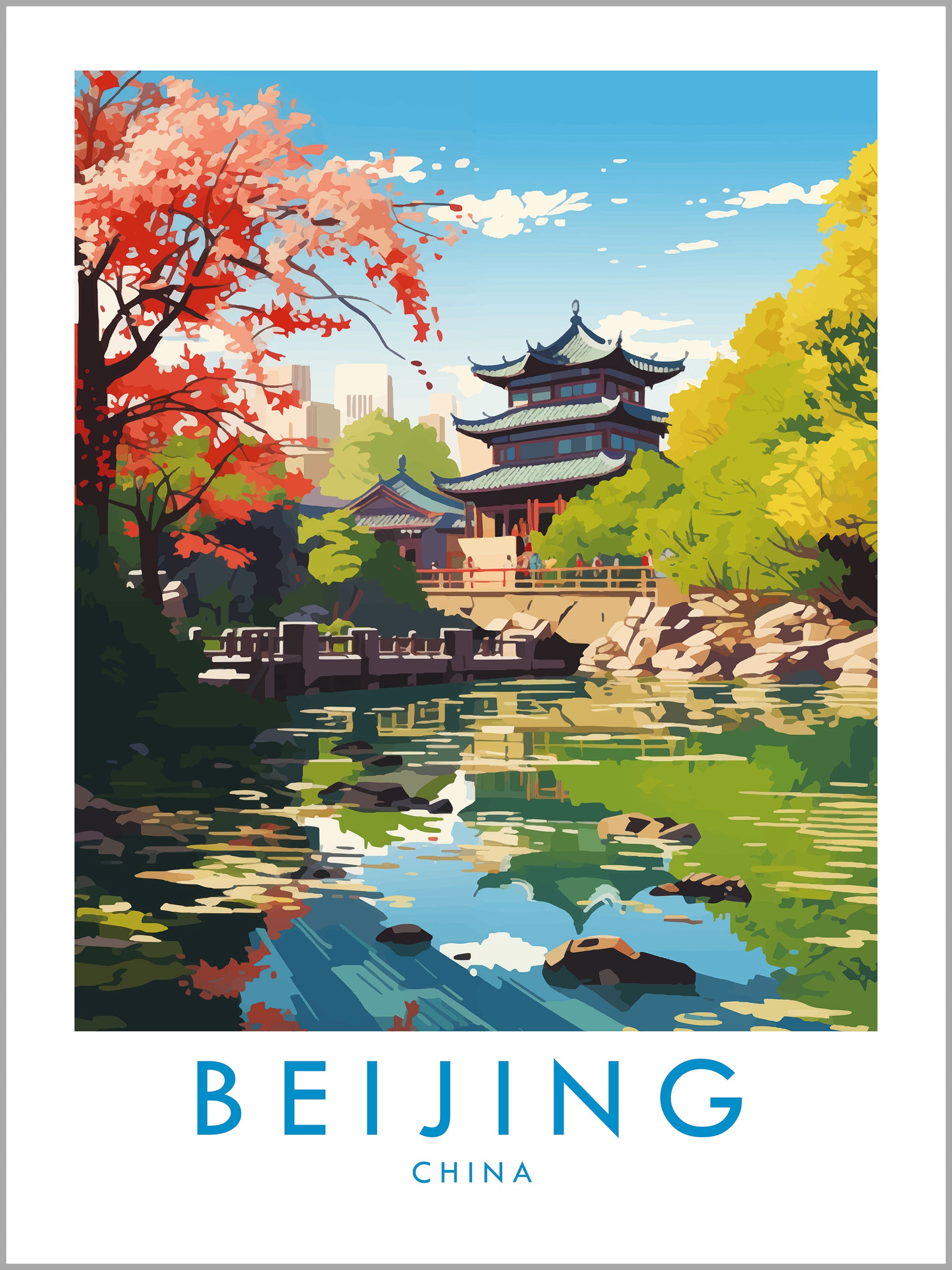 Beijing Travel Print