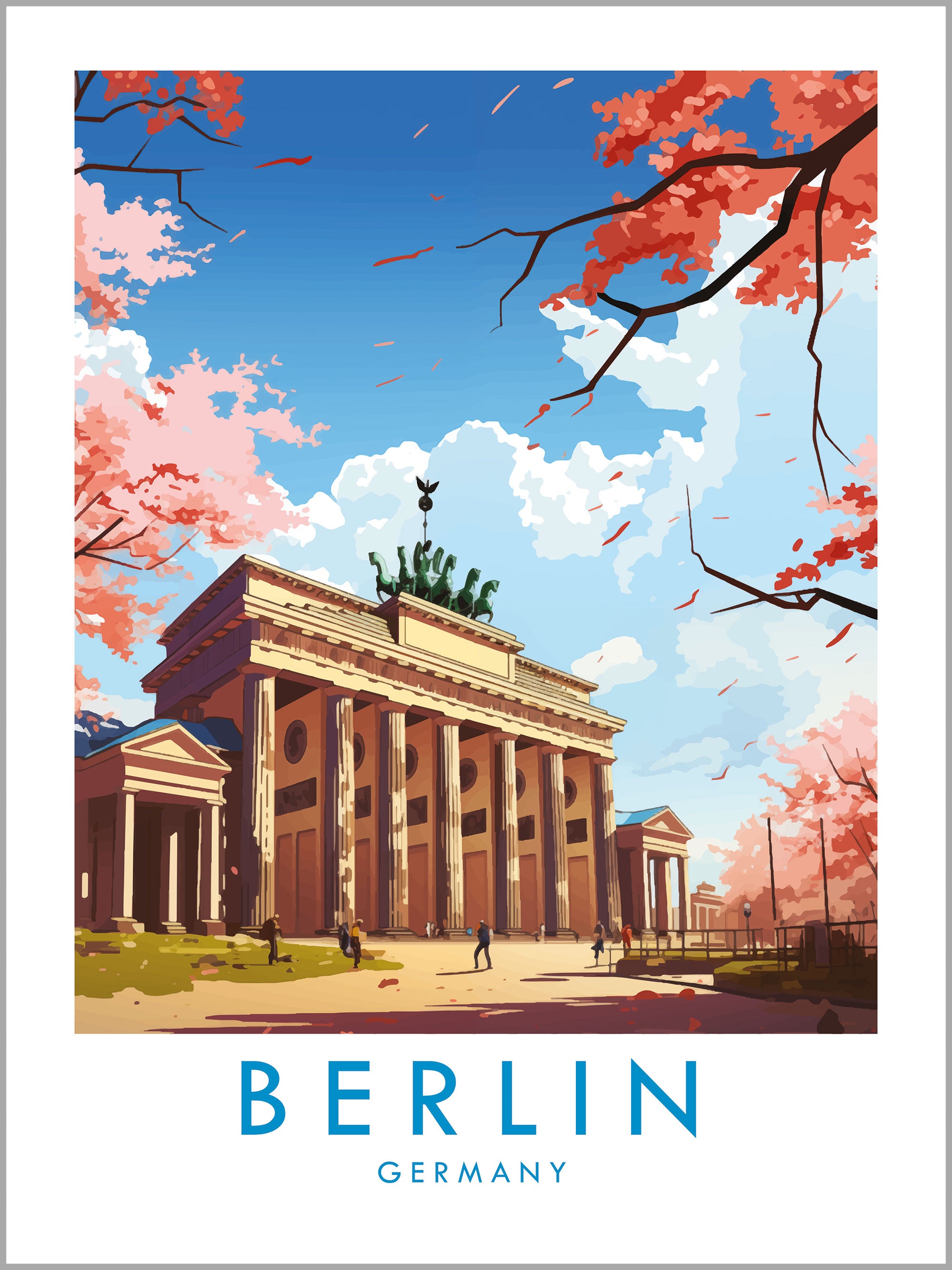 Berlin Travel Print