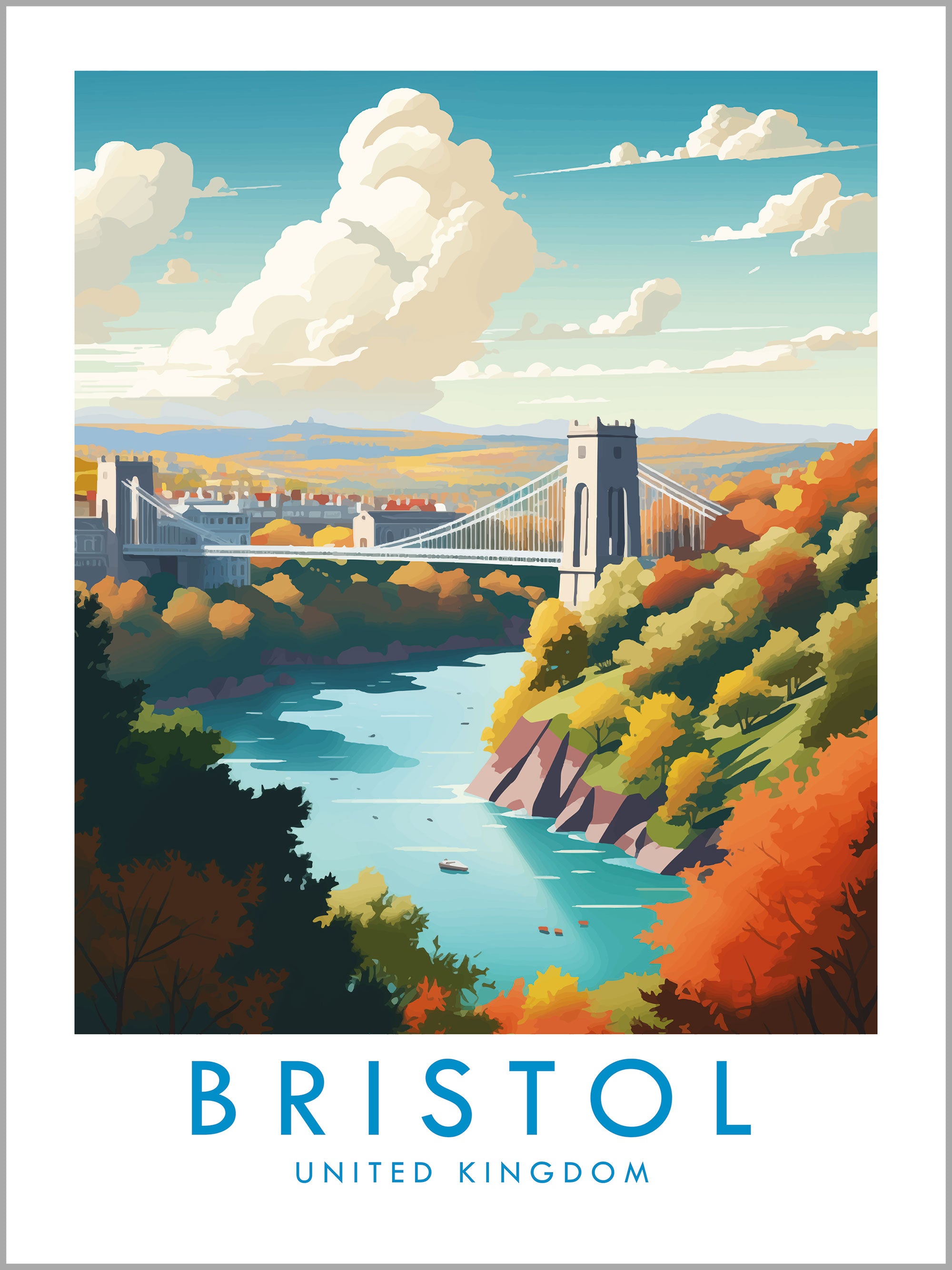 Bristol Travel Print