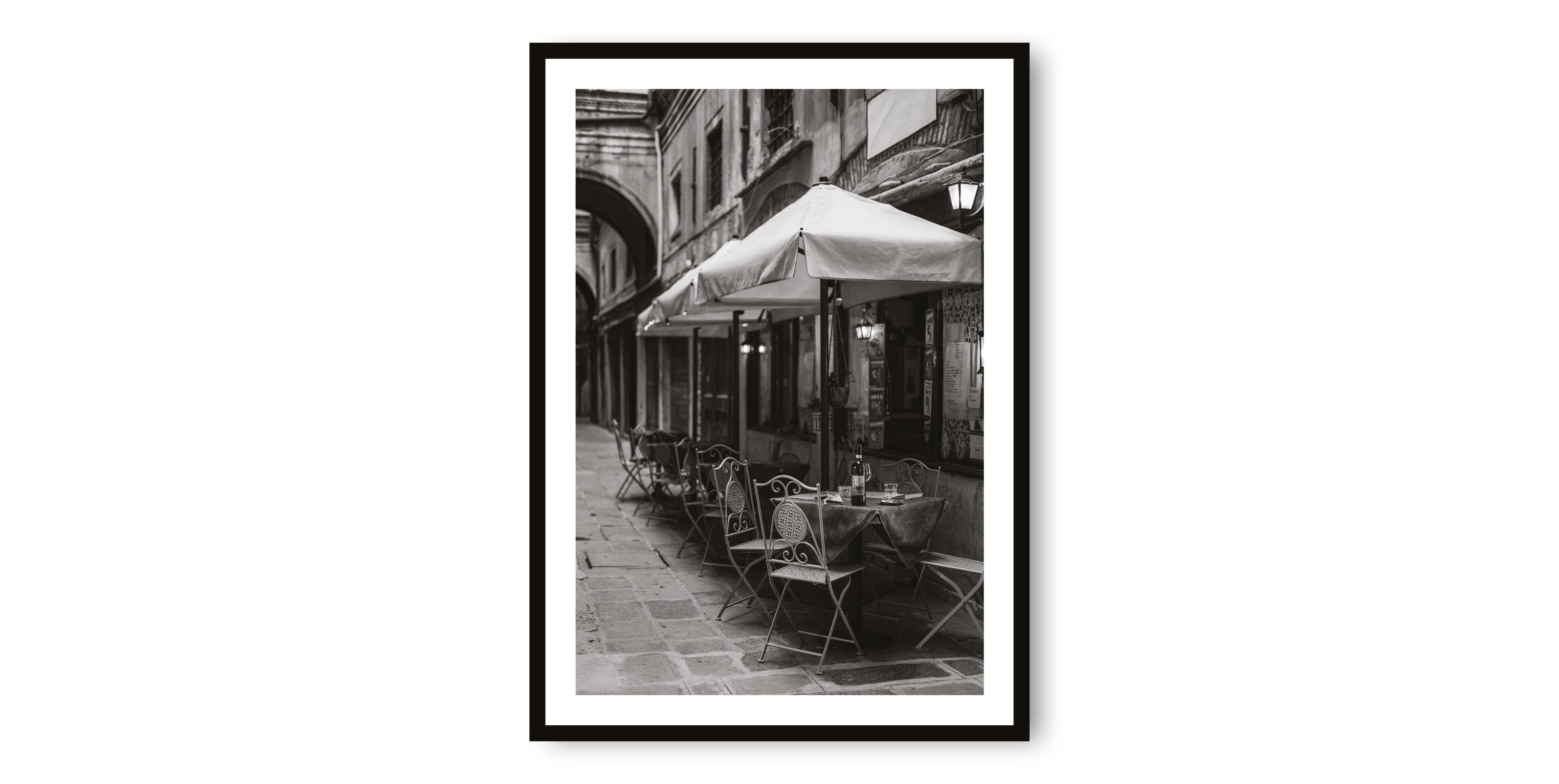 Paris Café Street Print