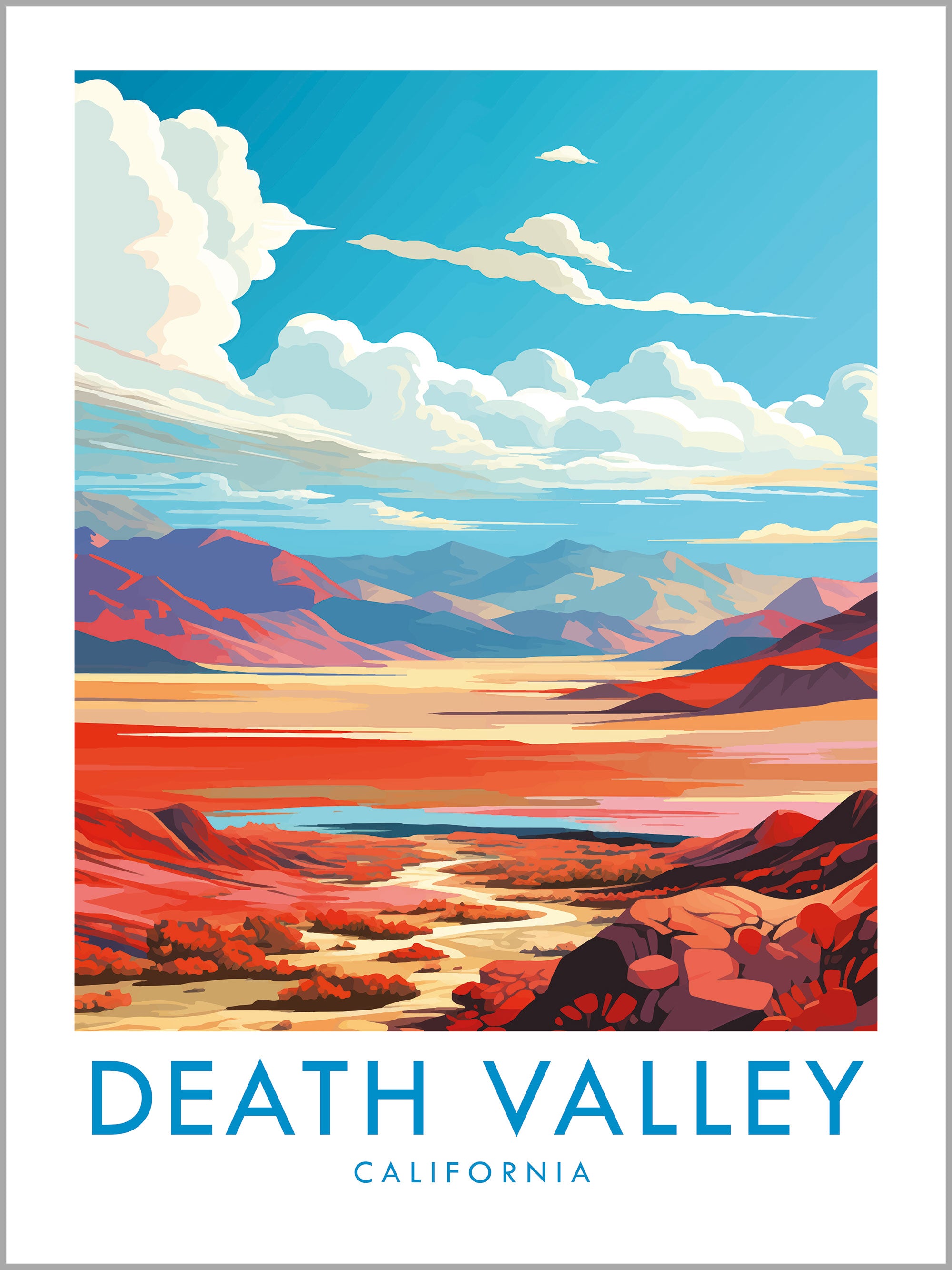 Death Valley Travel Print
