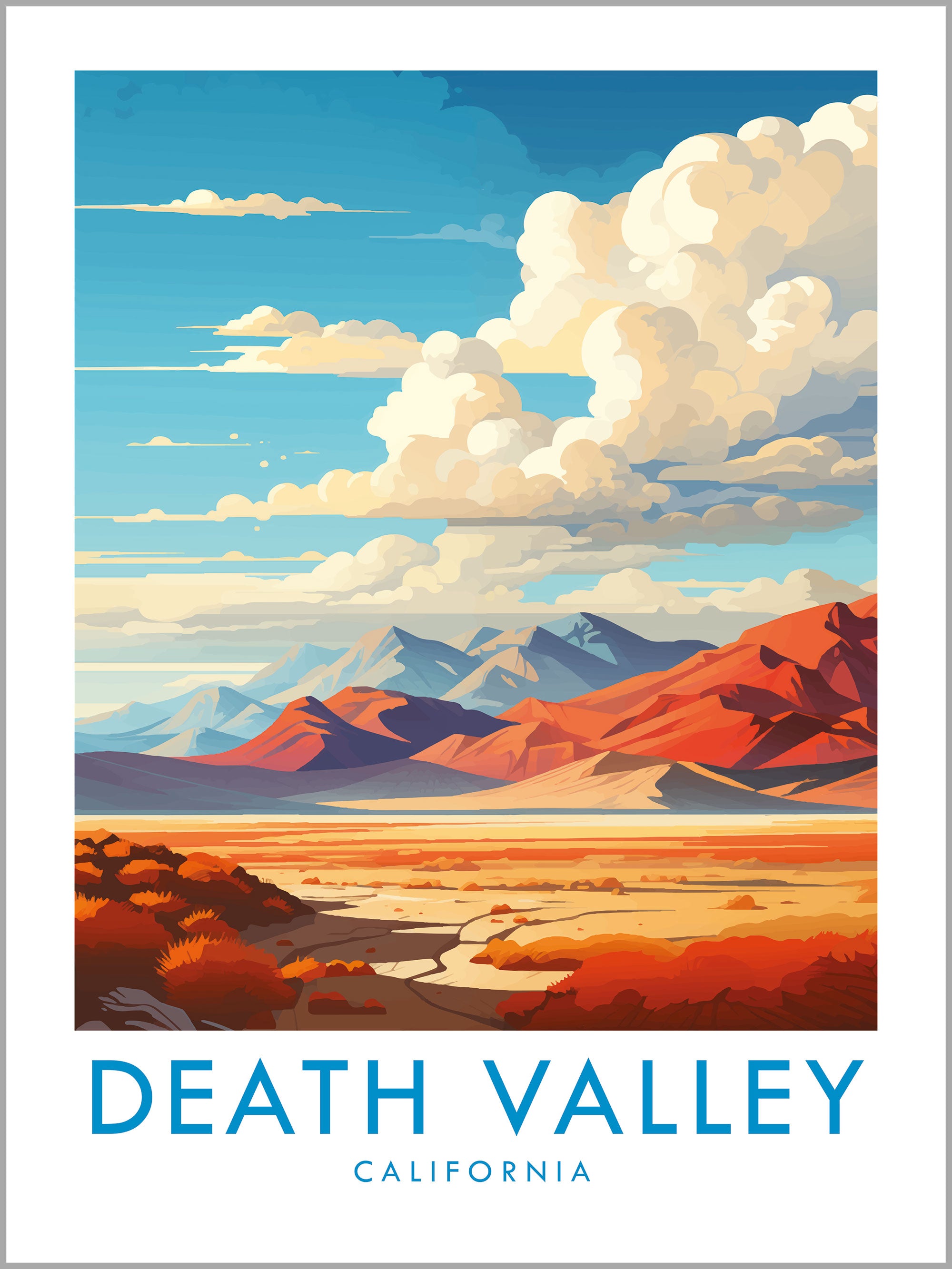 Death Valley Travel Print
