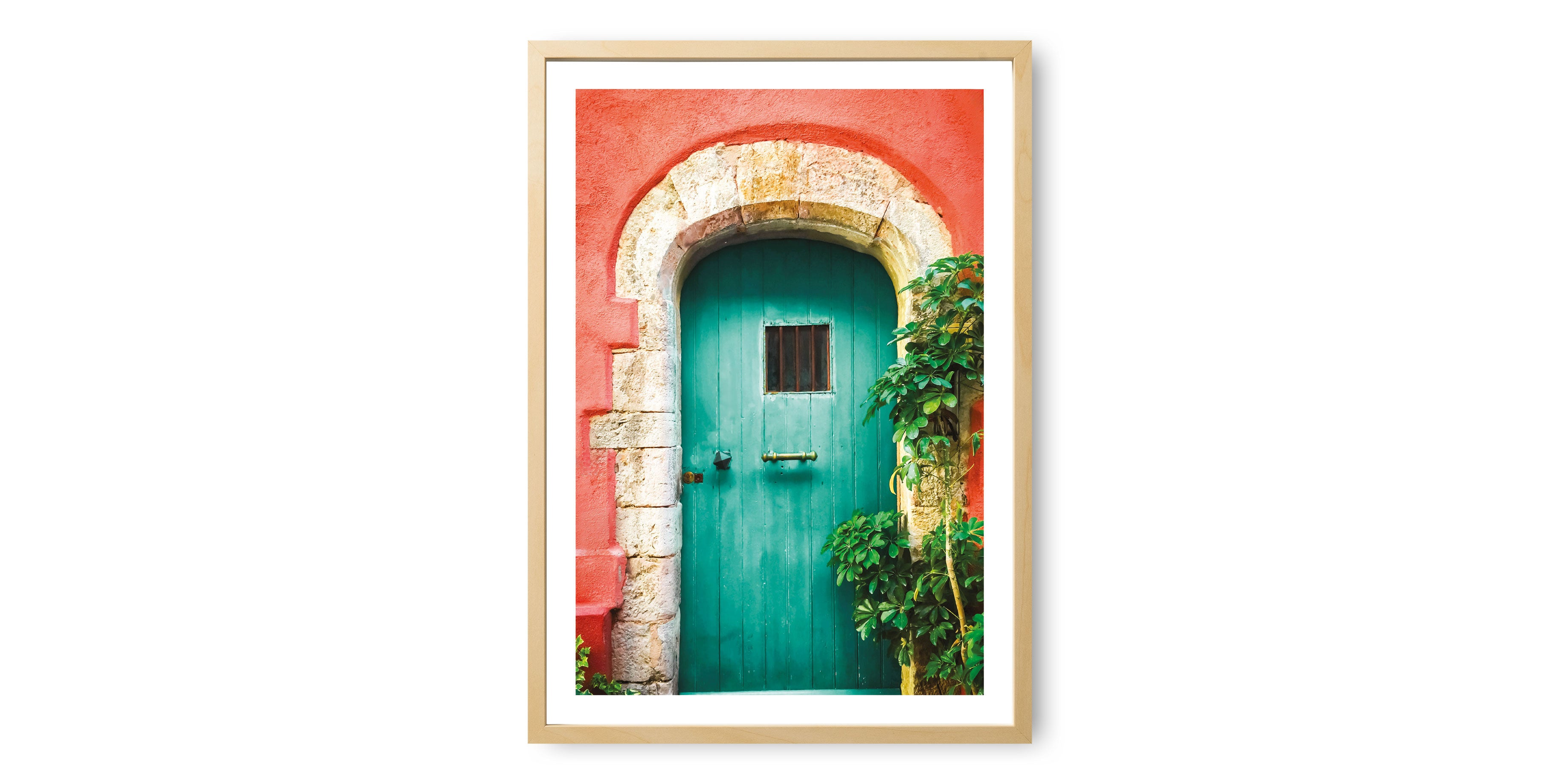 Colorful Doorway Print