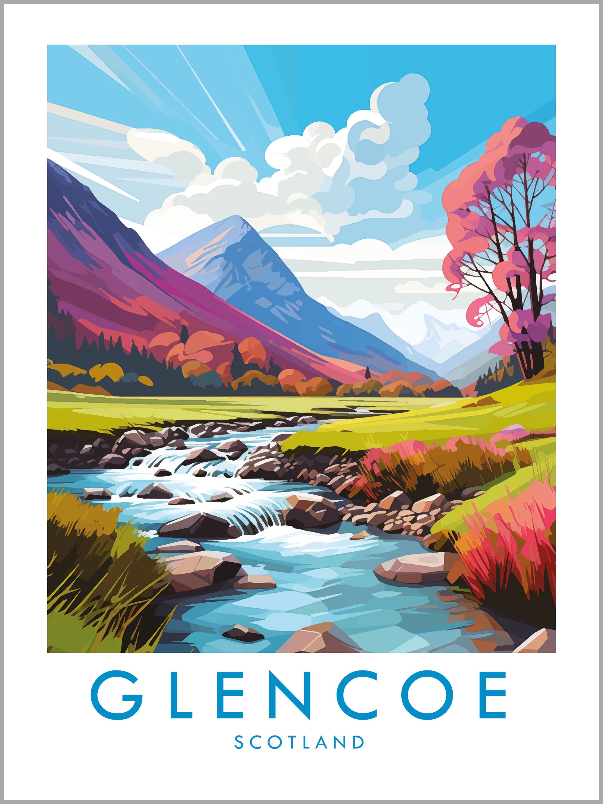 Glencoe Travel Print