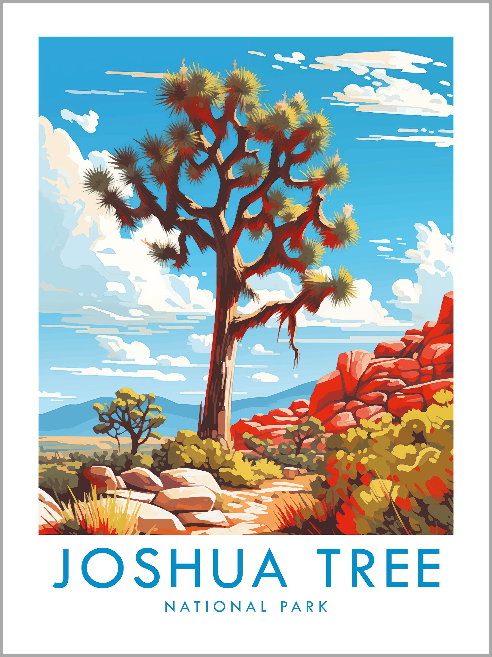 Joshua Tree National Park Travel Print
