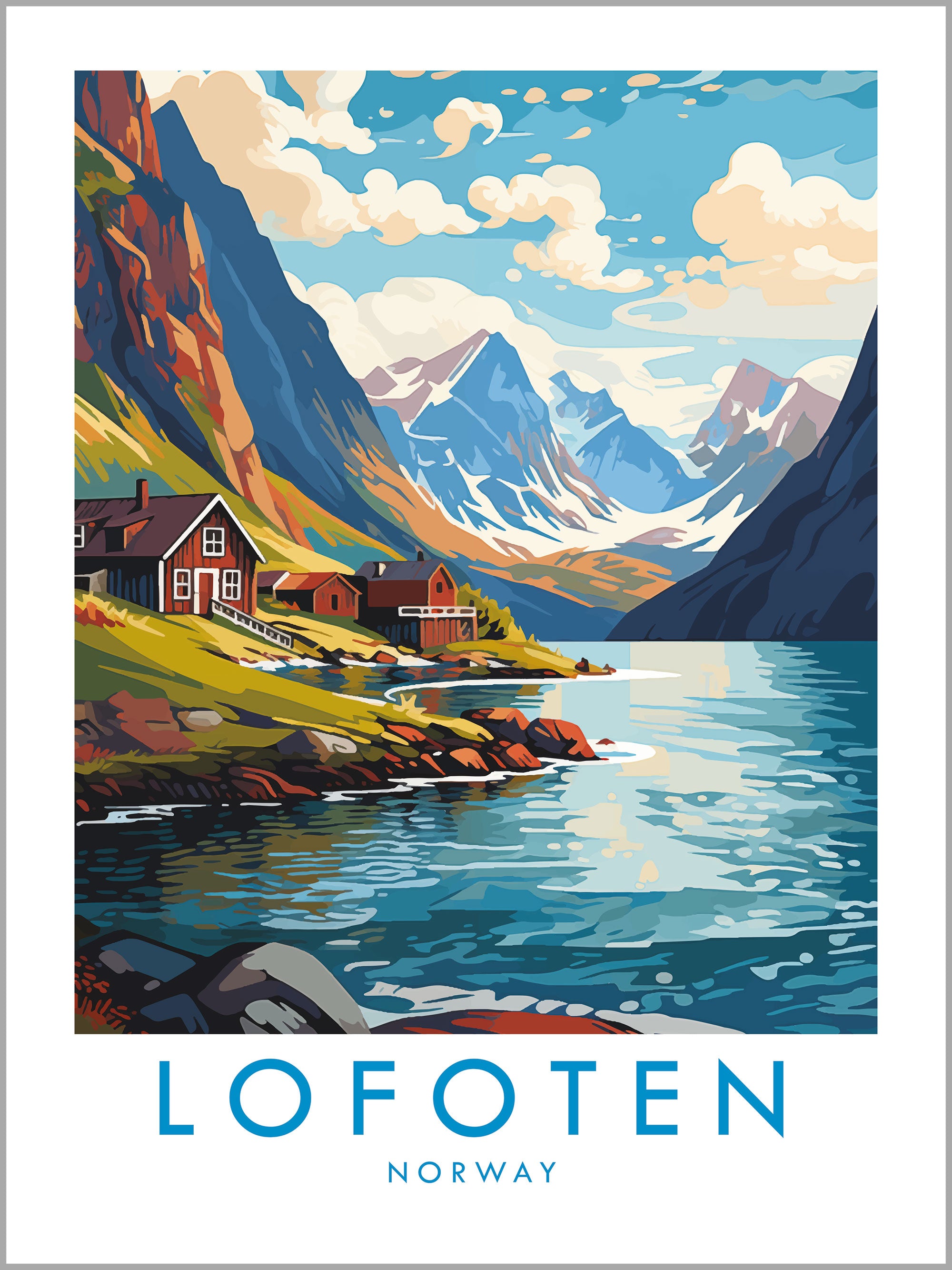 Lofoten Travel Print