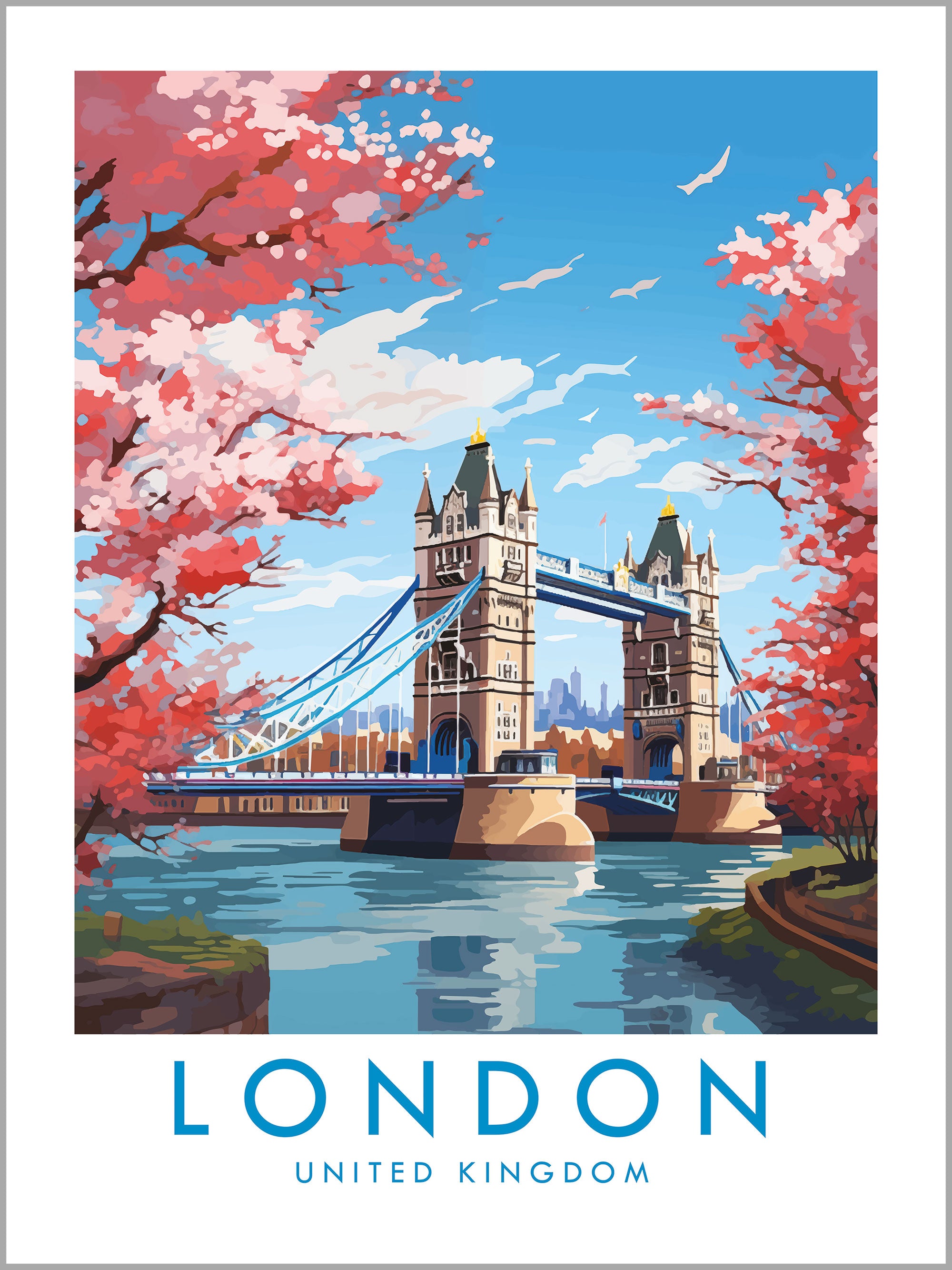 London Travel Print
