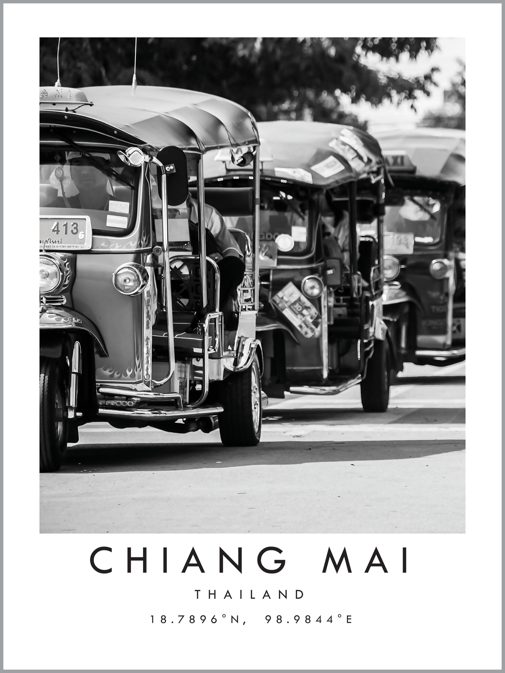 Chiang Mai Travel Print