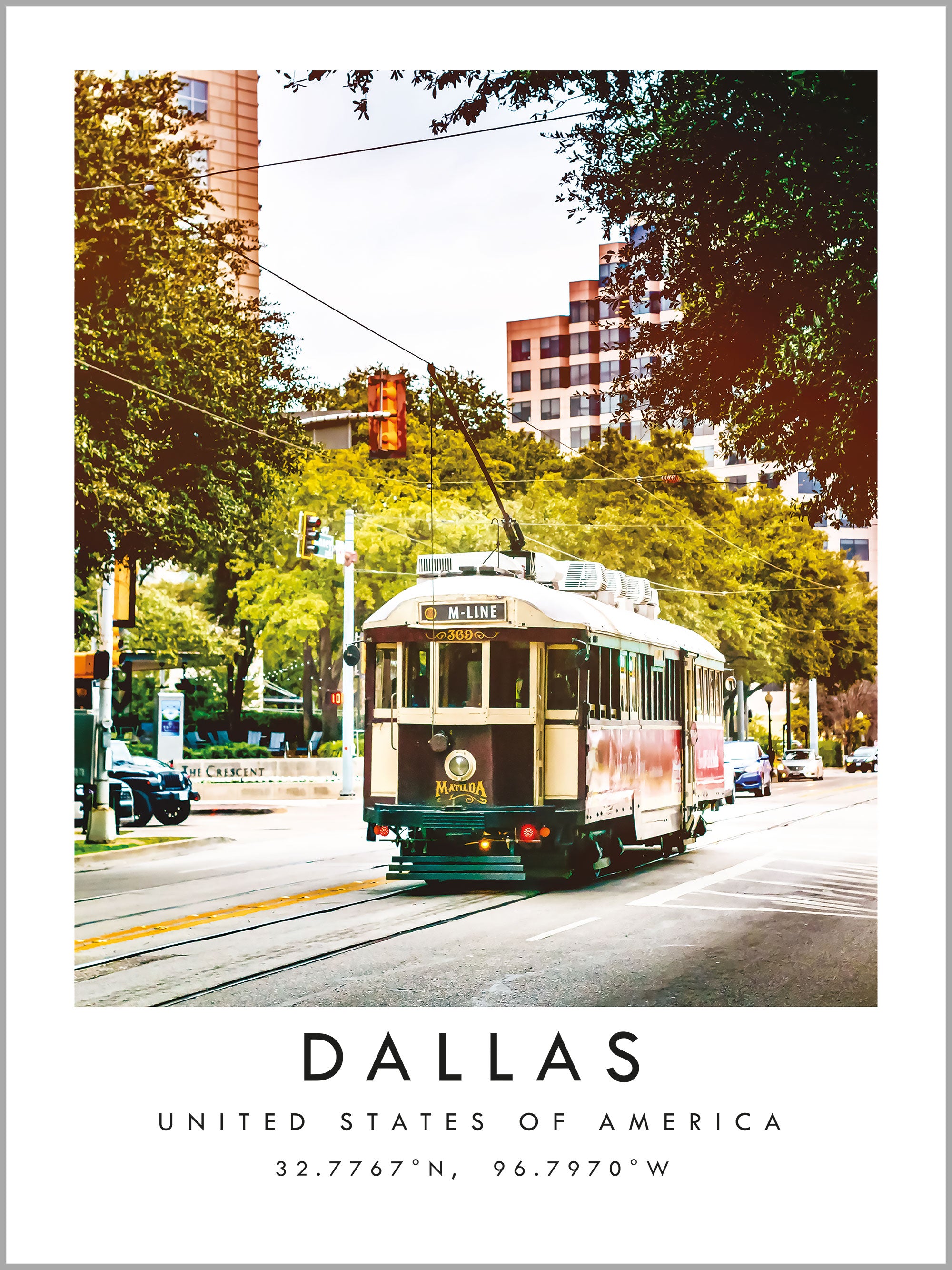 Dallas Travel Print