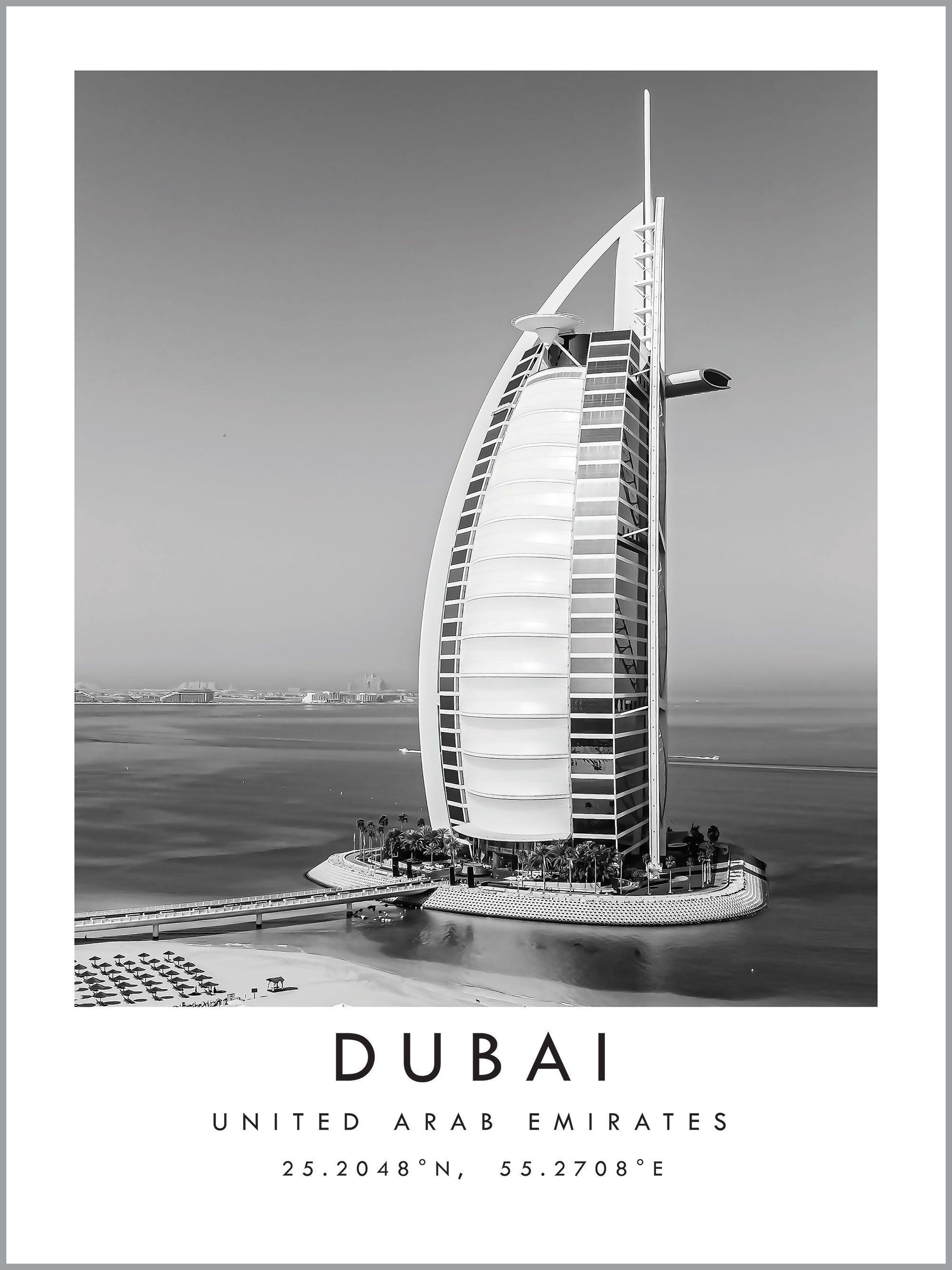Dubai Travel Print