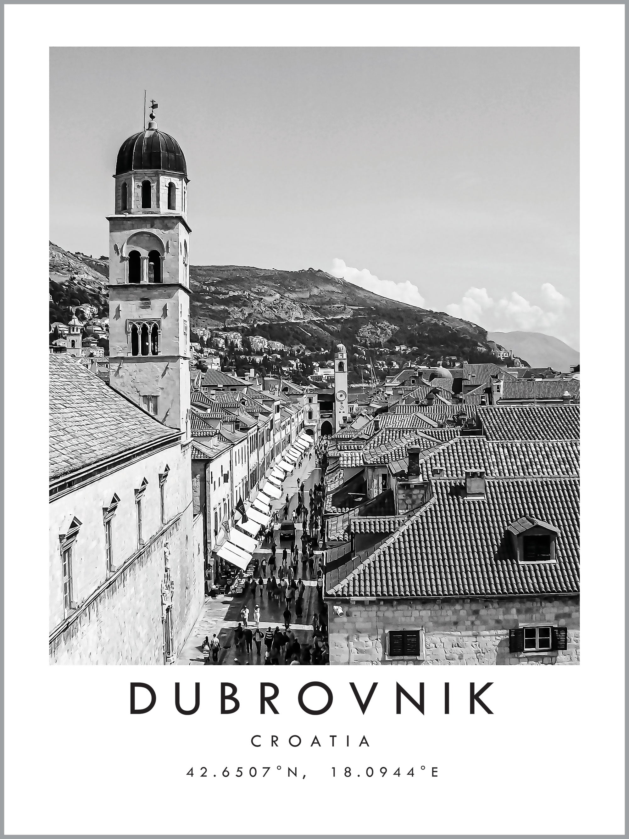Dubrovnik Travel Print