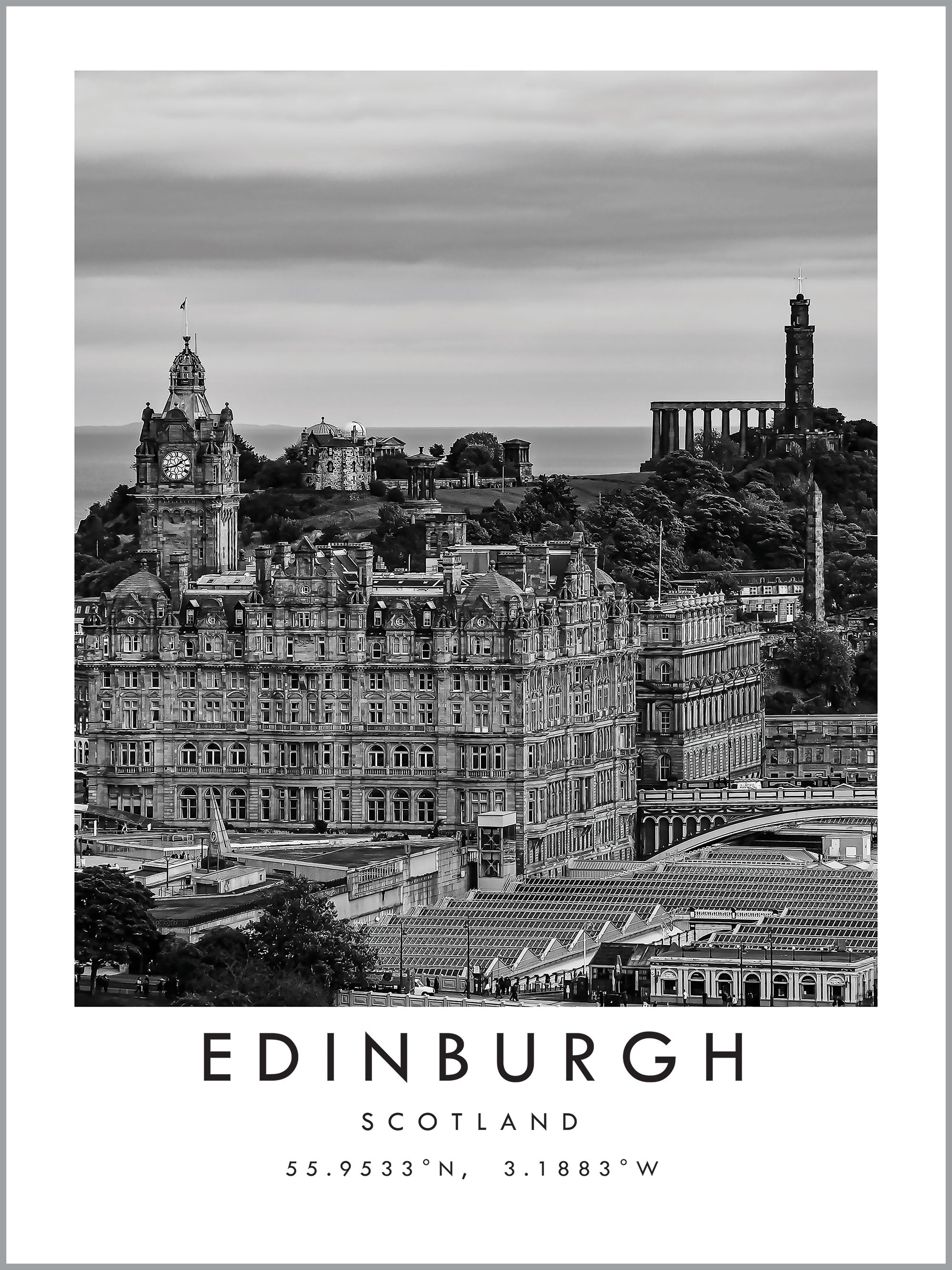 Edinburgh Travel Print