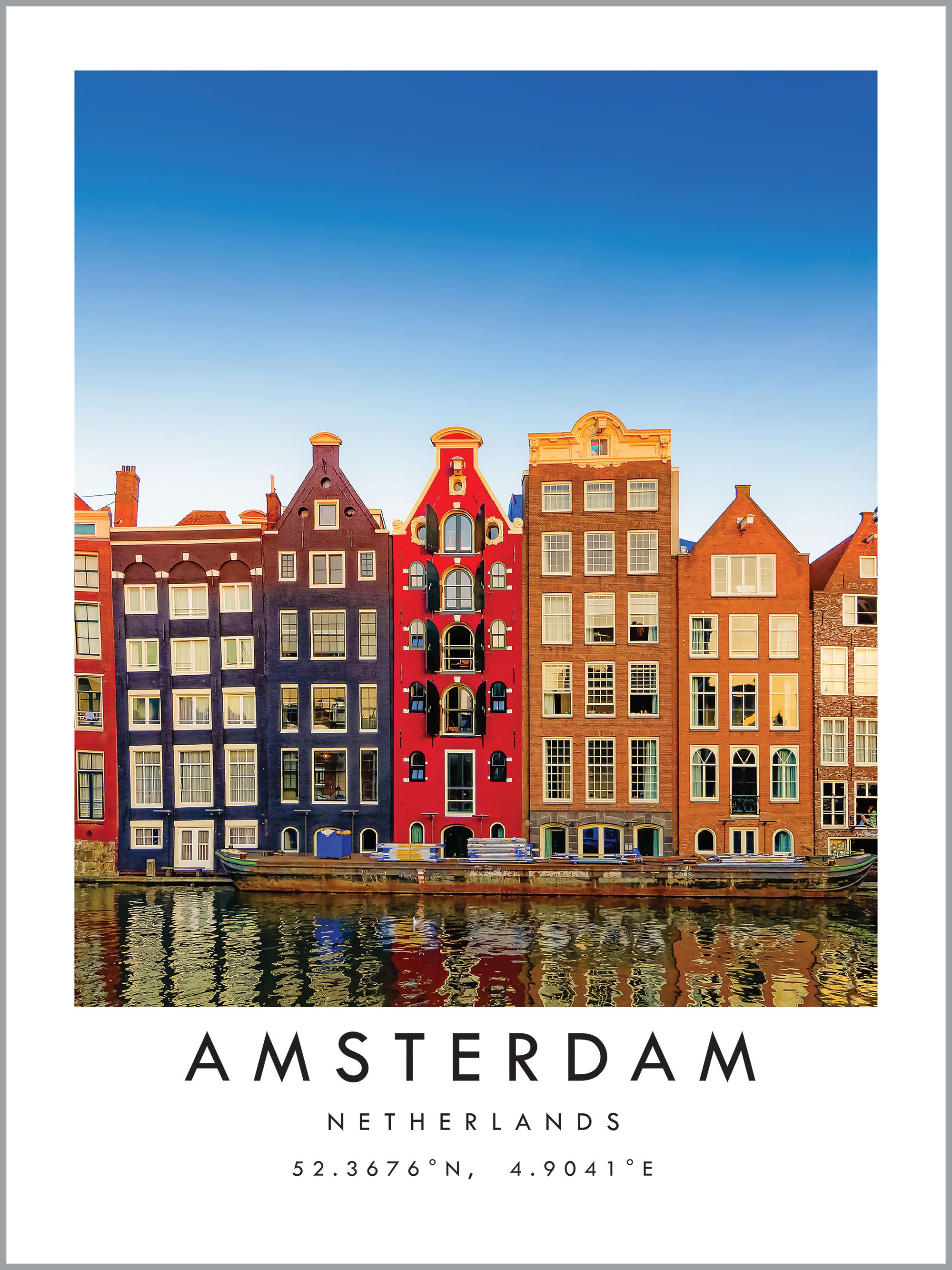 Amsterdam Travel Print