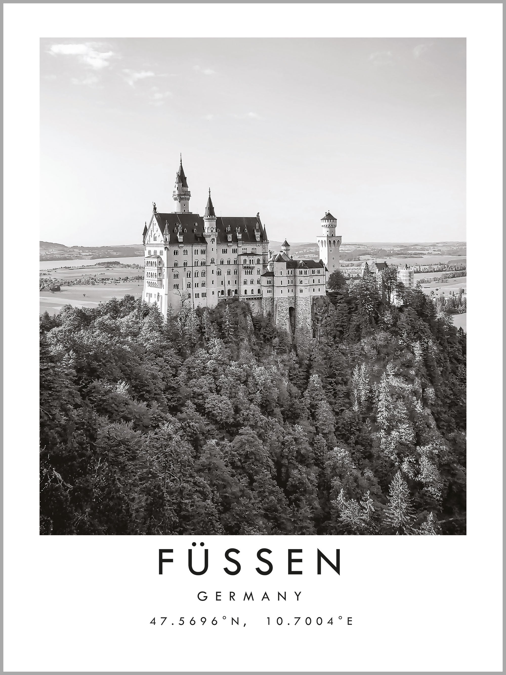 Fussen Travel Print