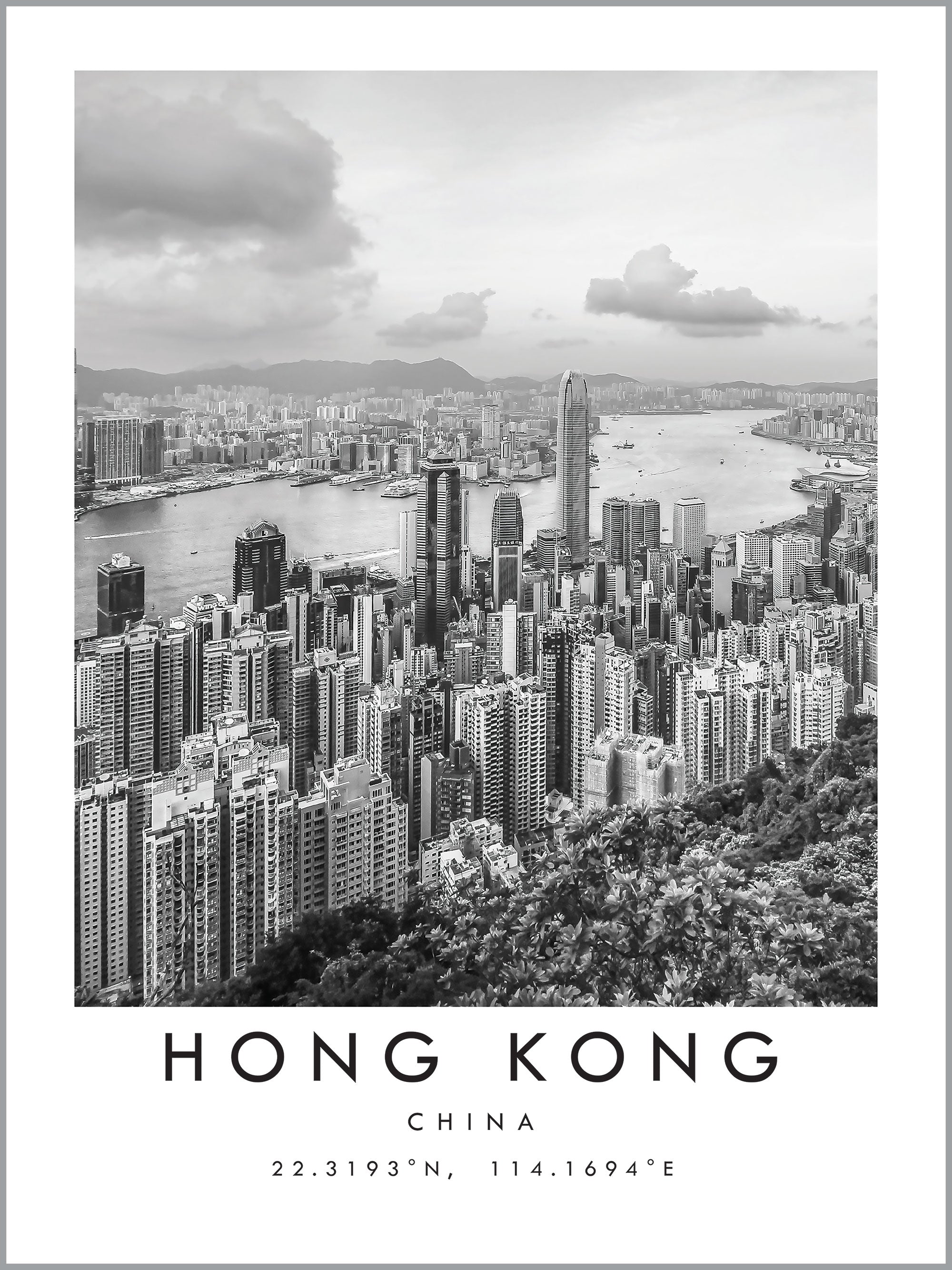 Hong Kong Travel Print