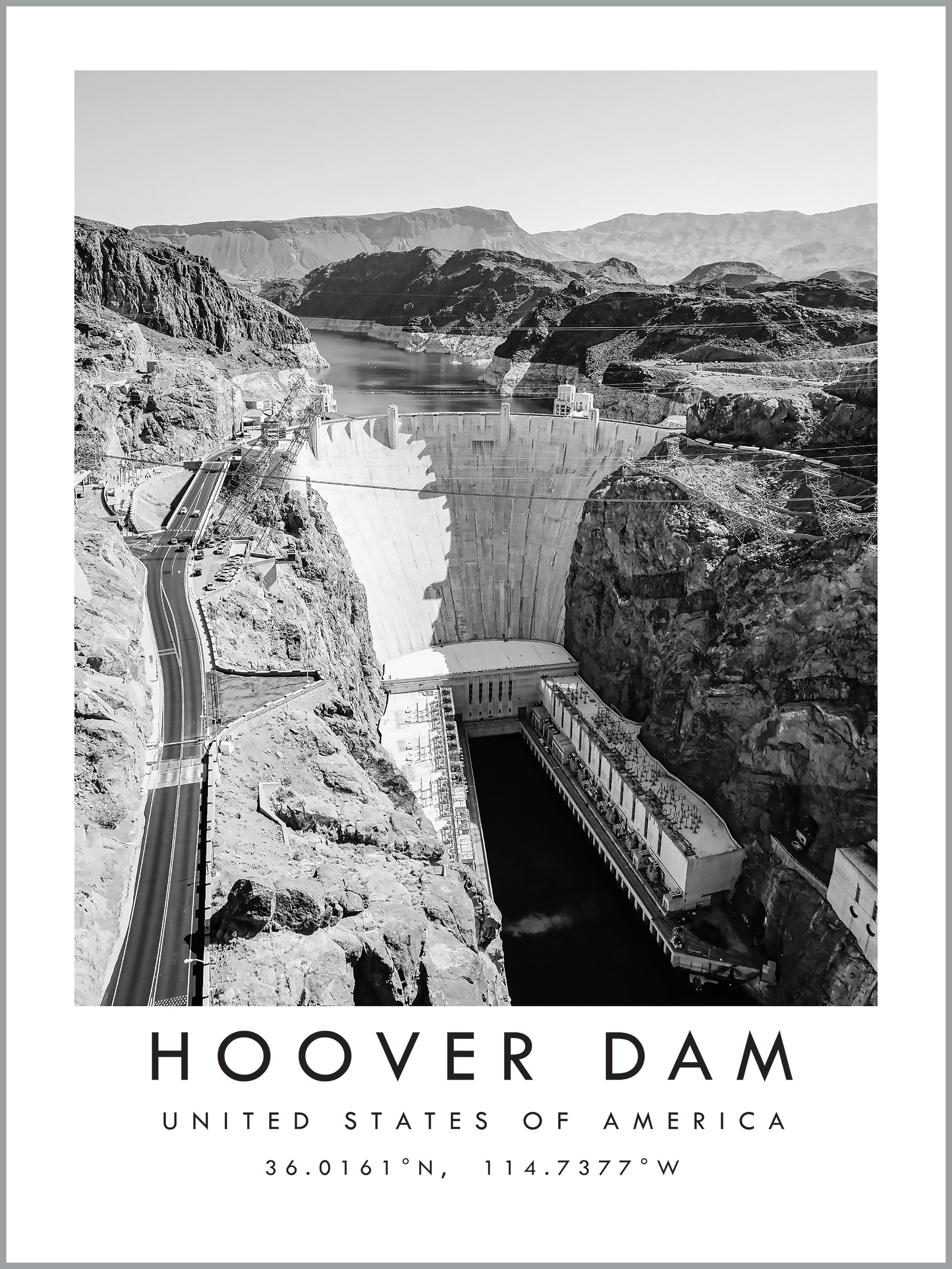 Hoover Dam Travel Print