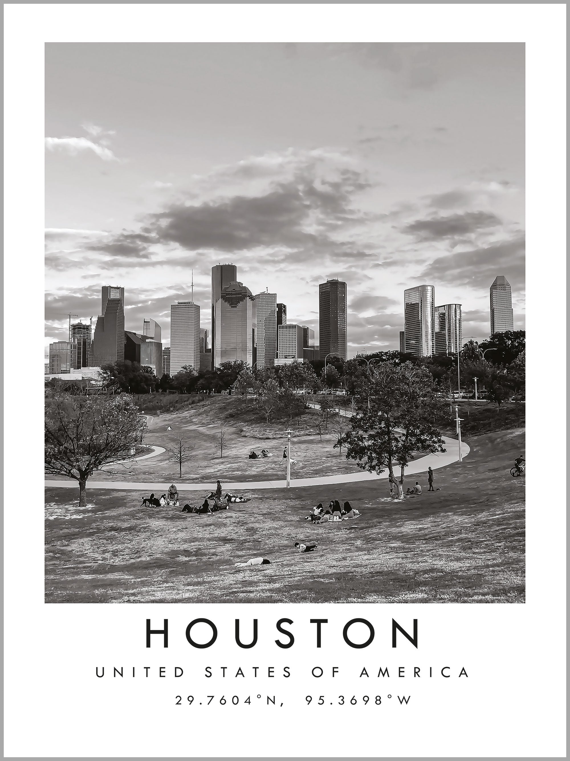 Houston Travel Print