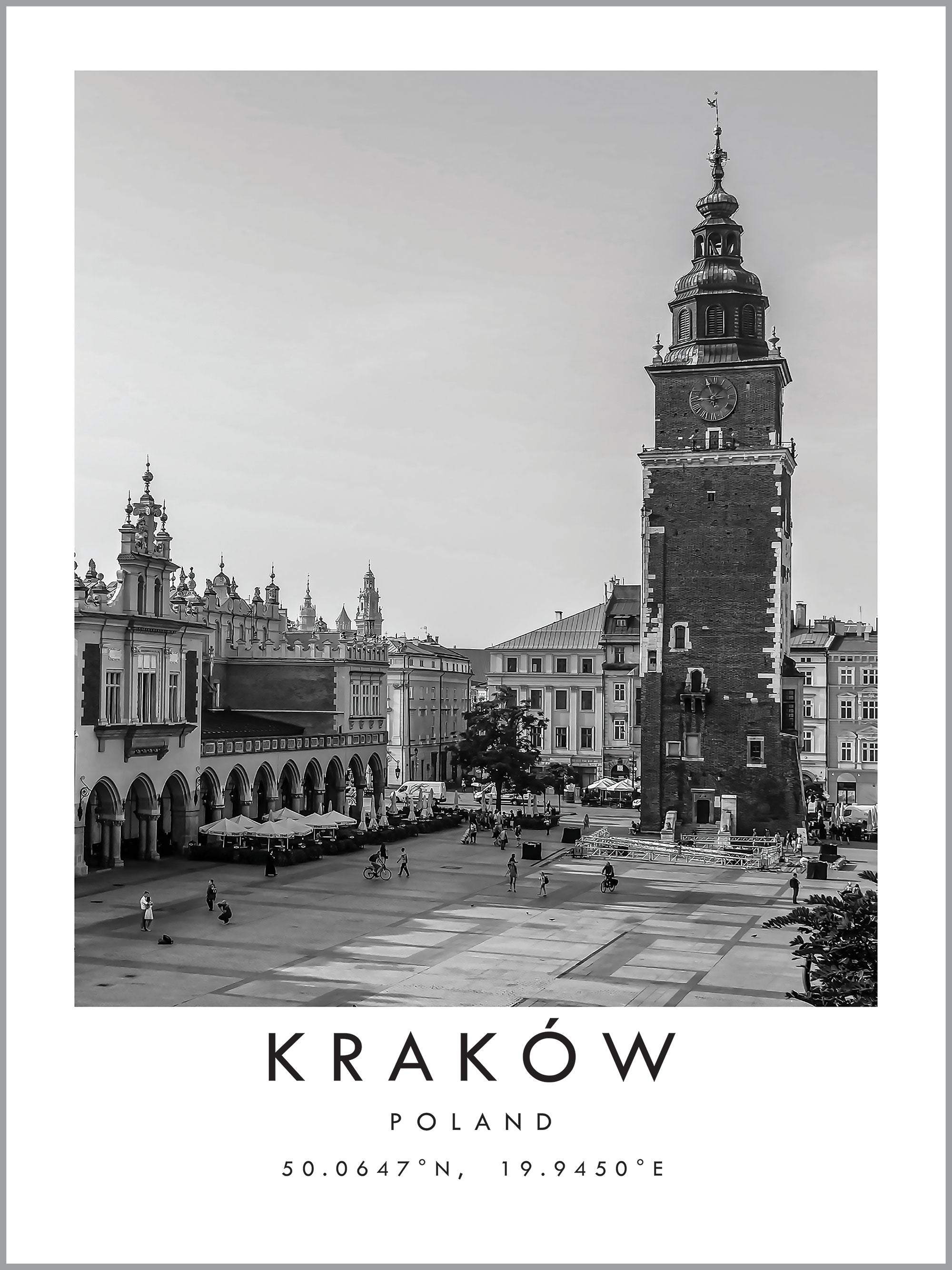 Krakow Travel Print