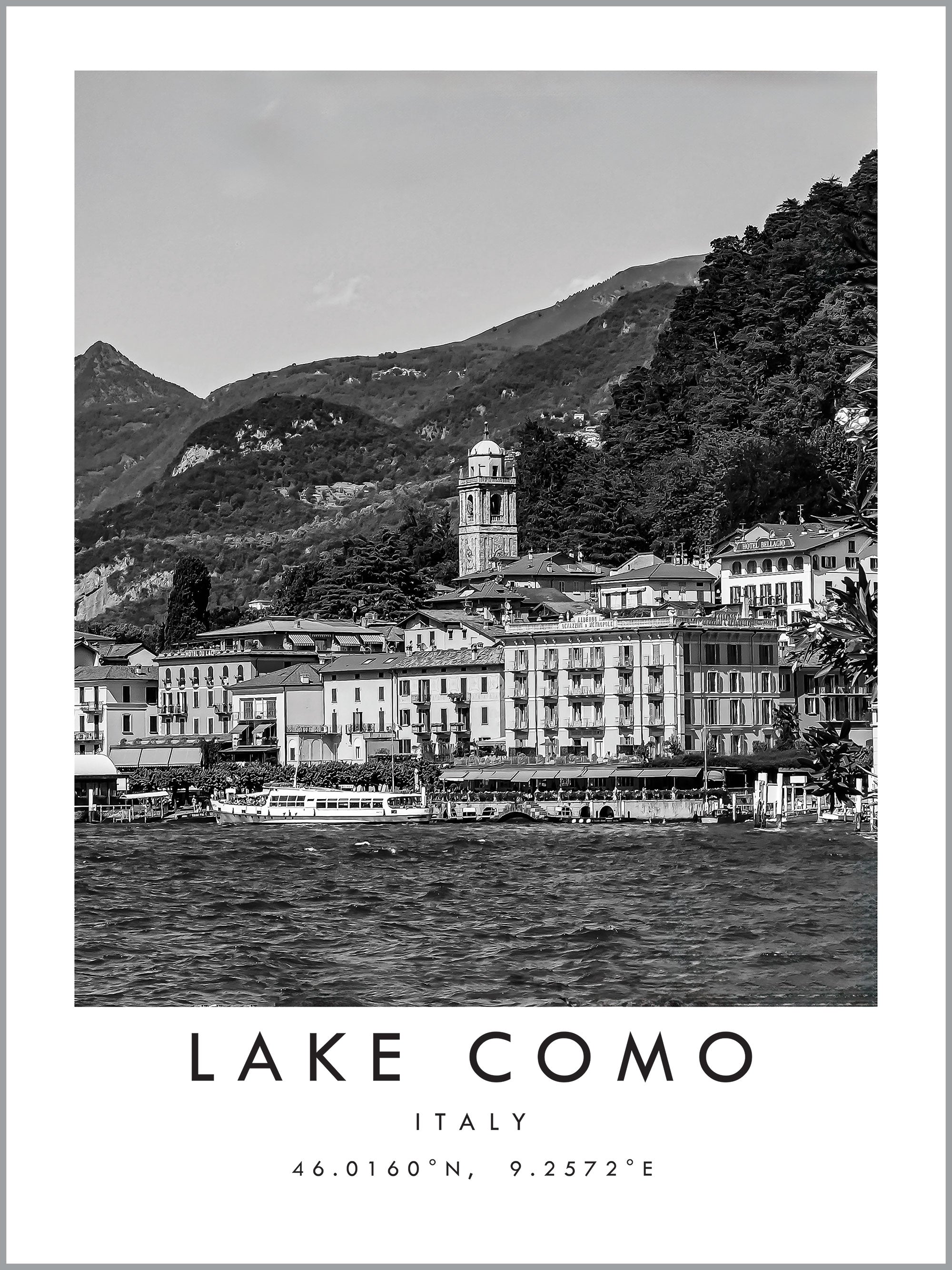 Lake Como Travel Print