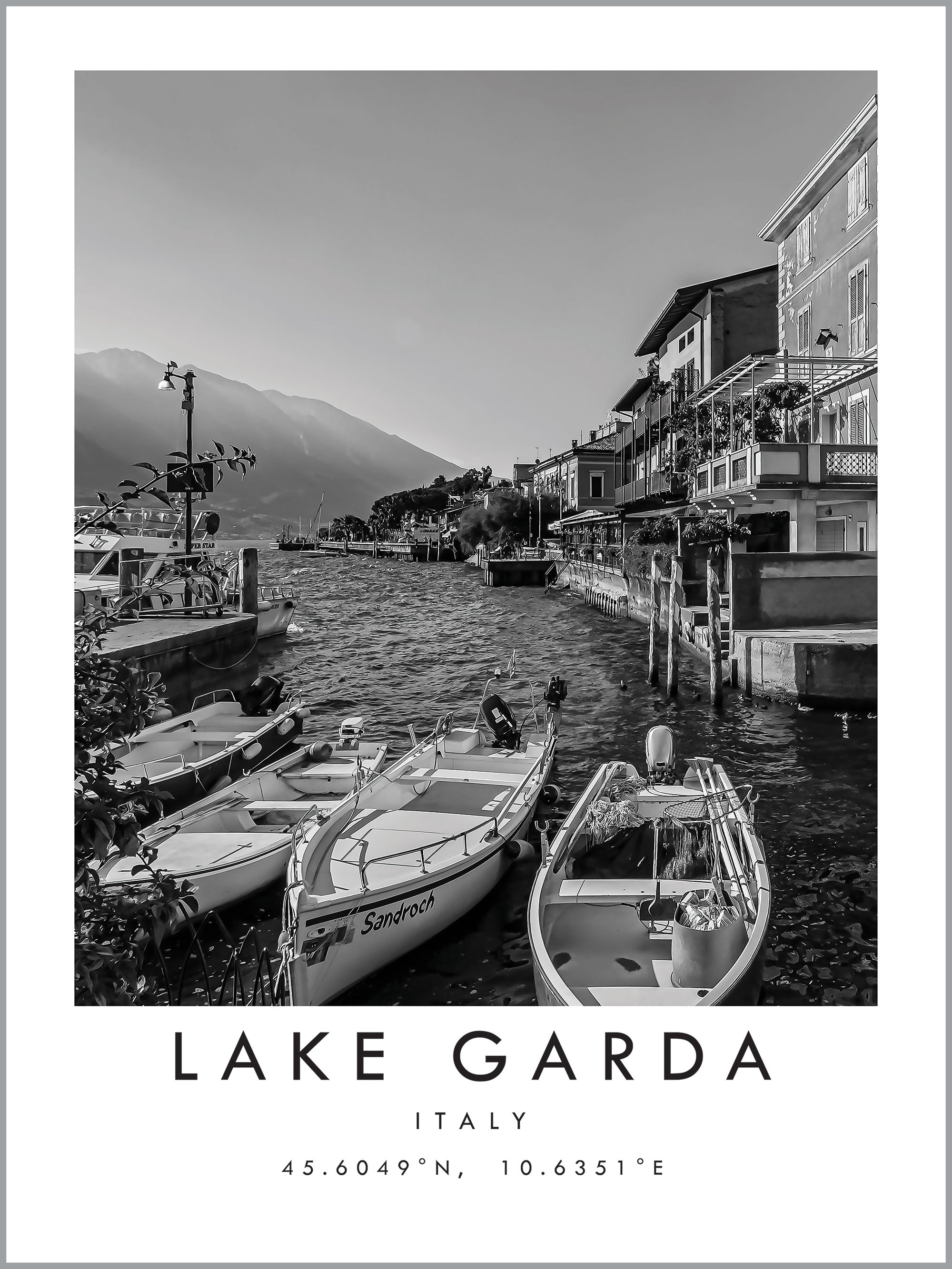 Lake Garda Travel Print