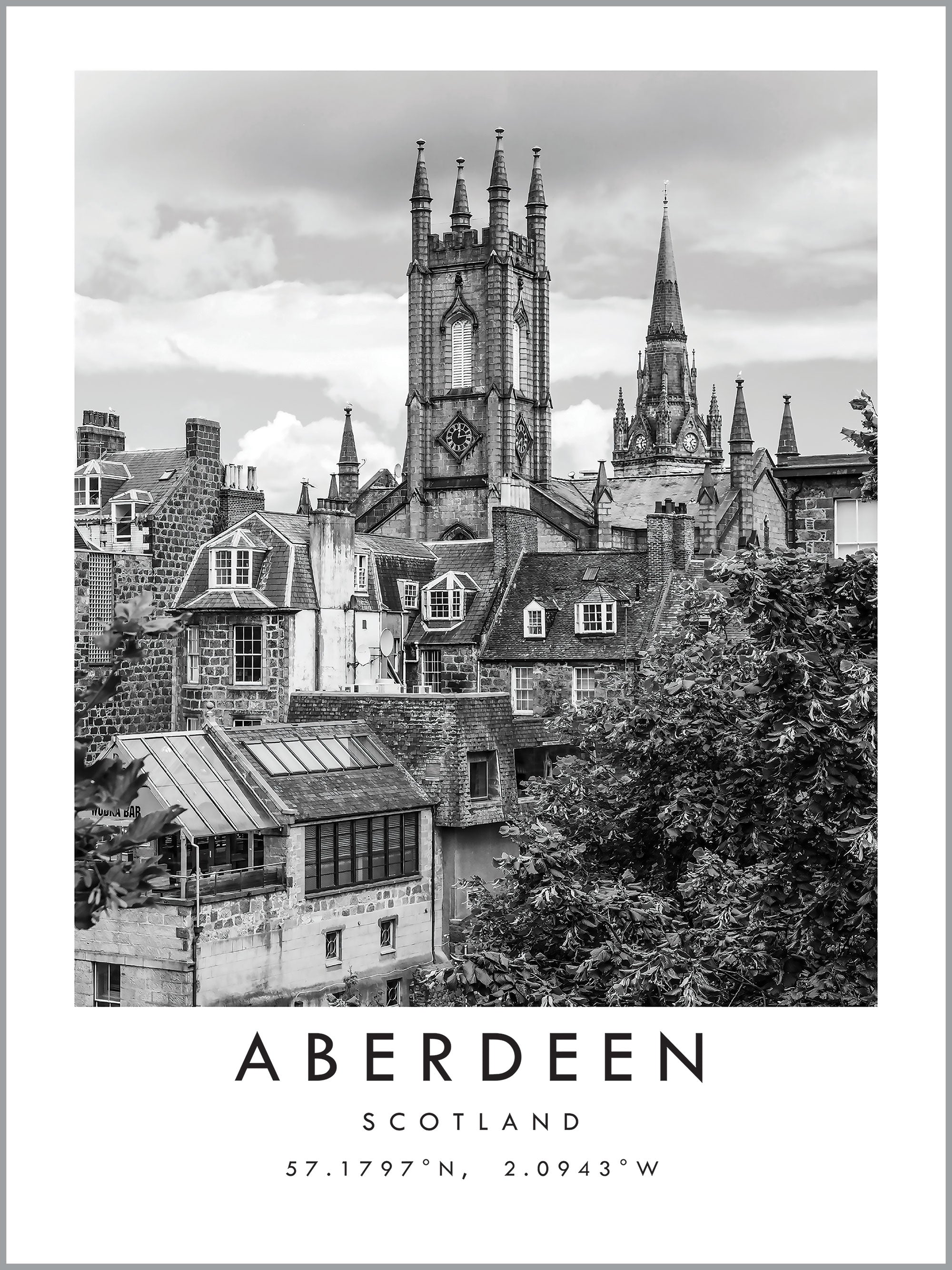 Aberdeen Travel Print