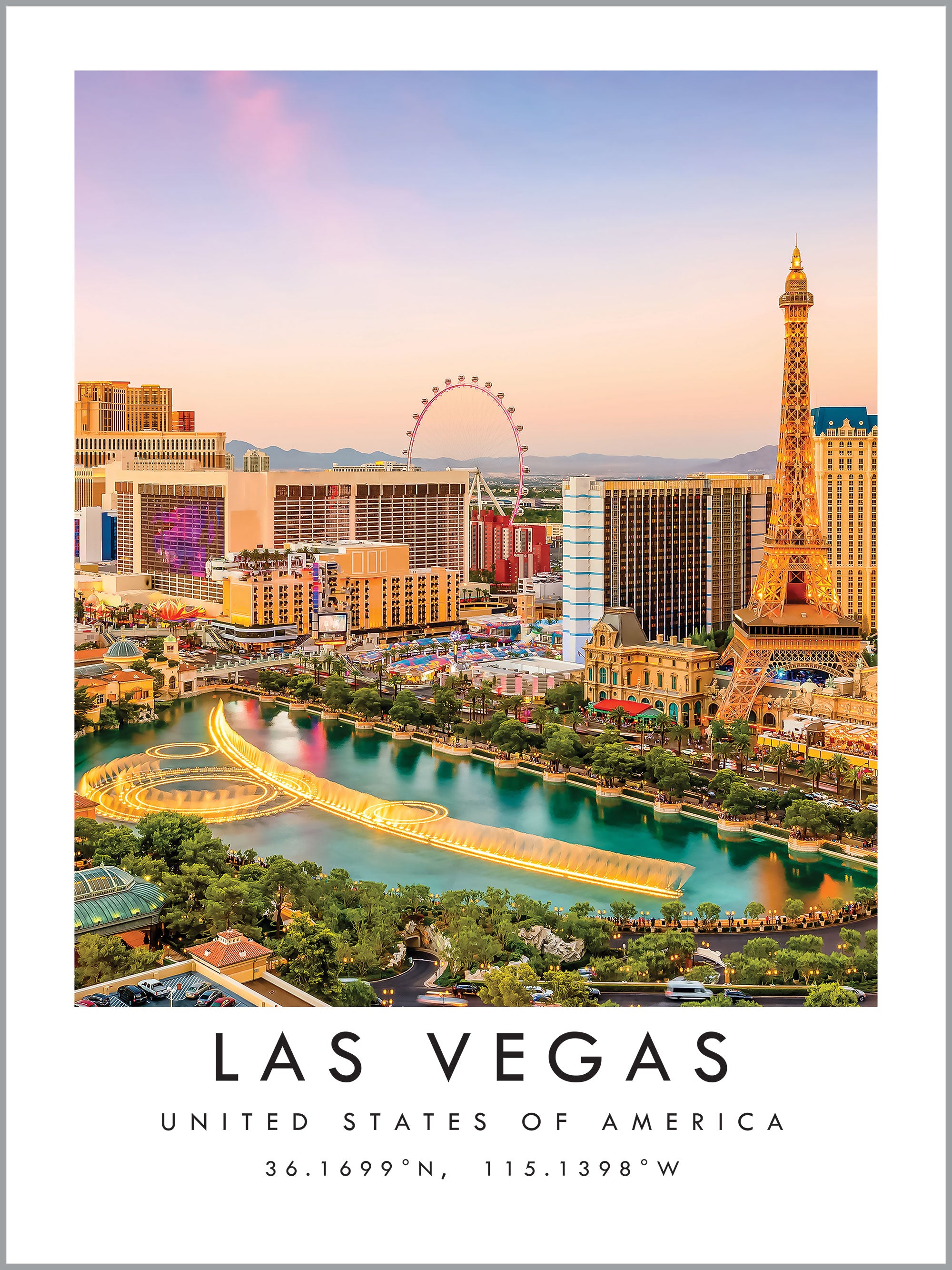 Las Vegas Travel Print