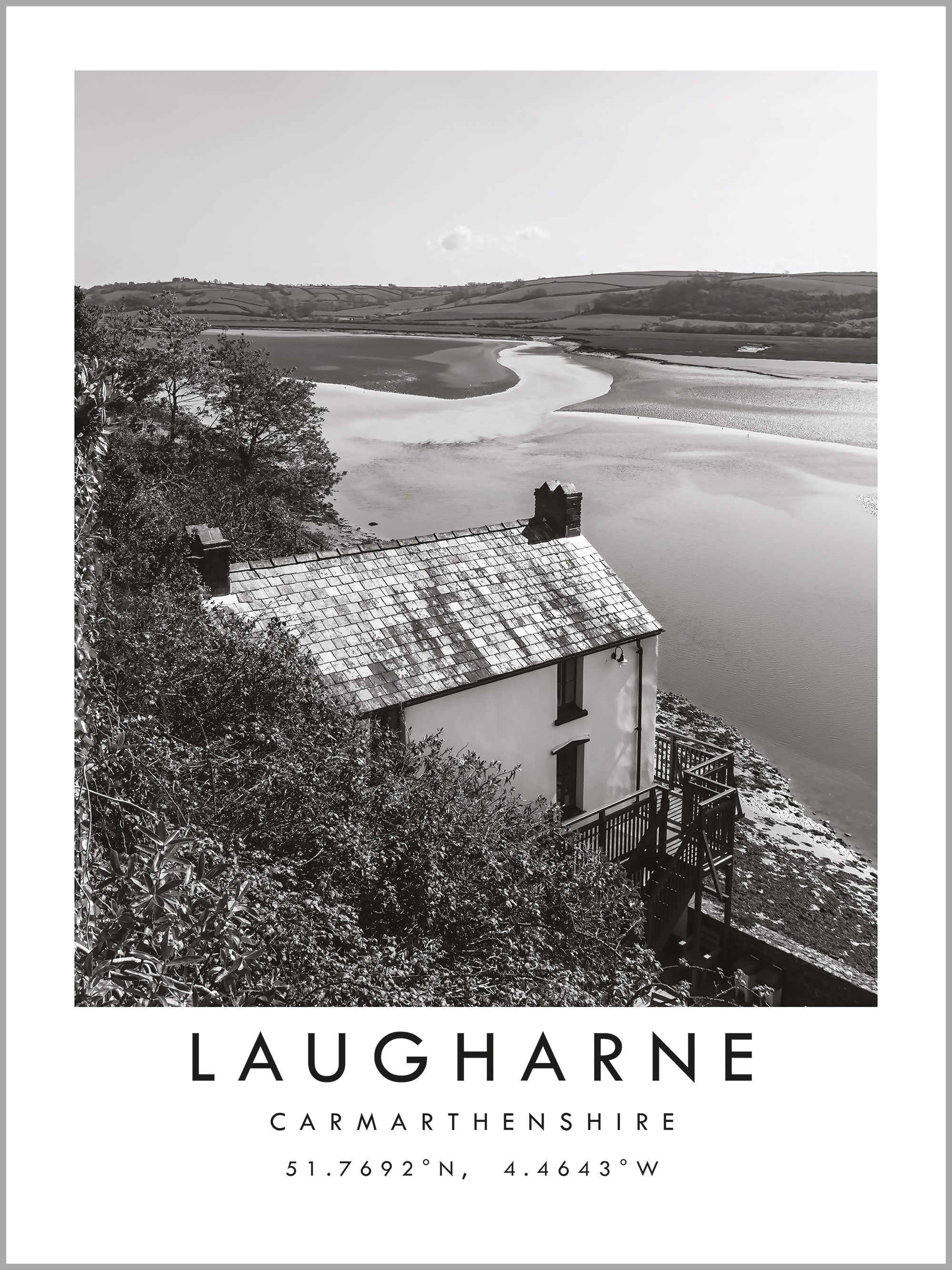 Laugharne Travel Print