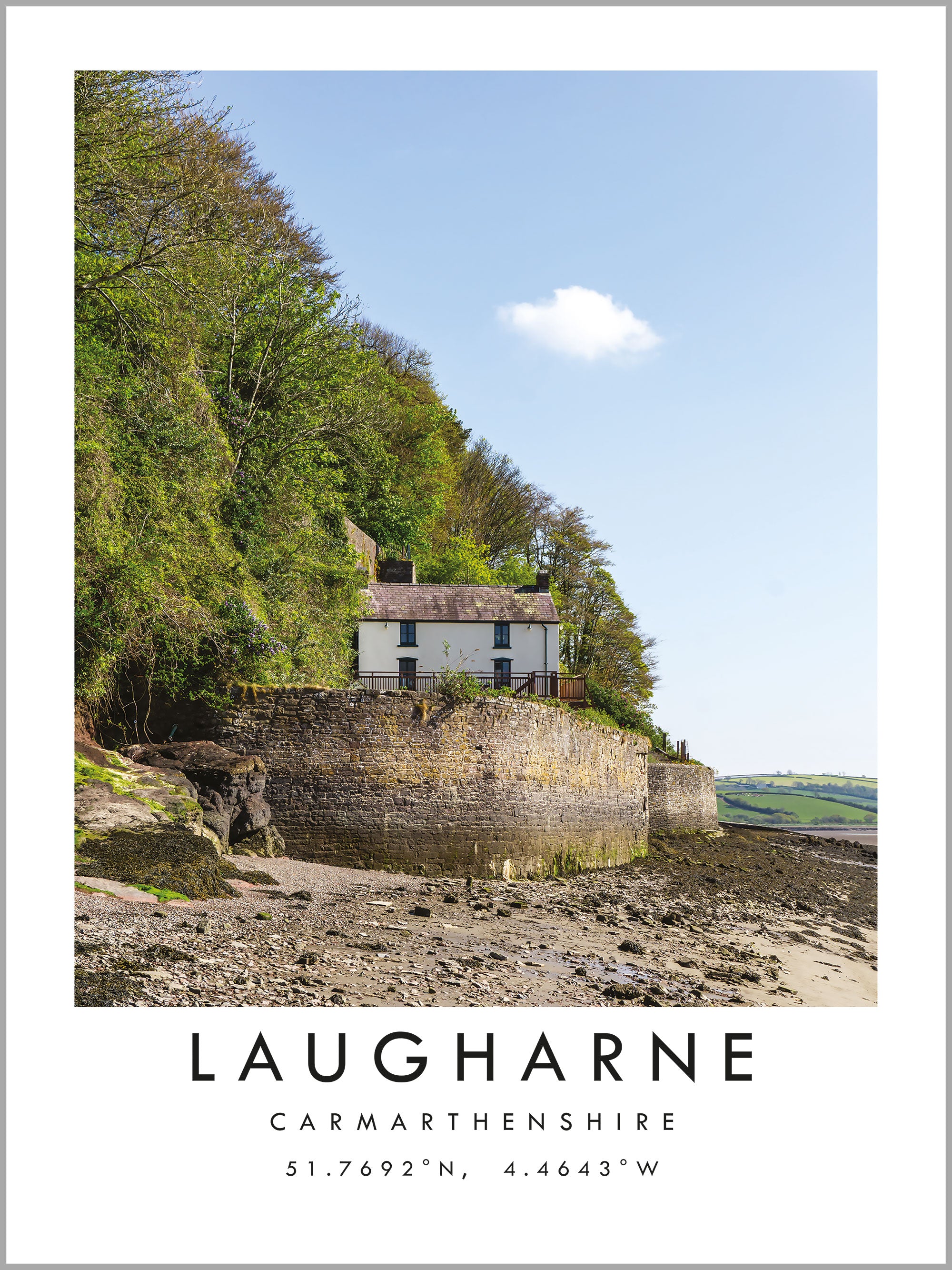 Laugharne Travel Print