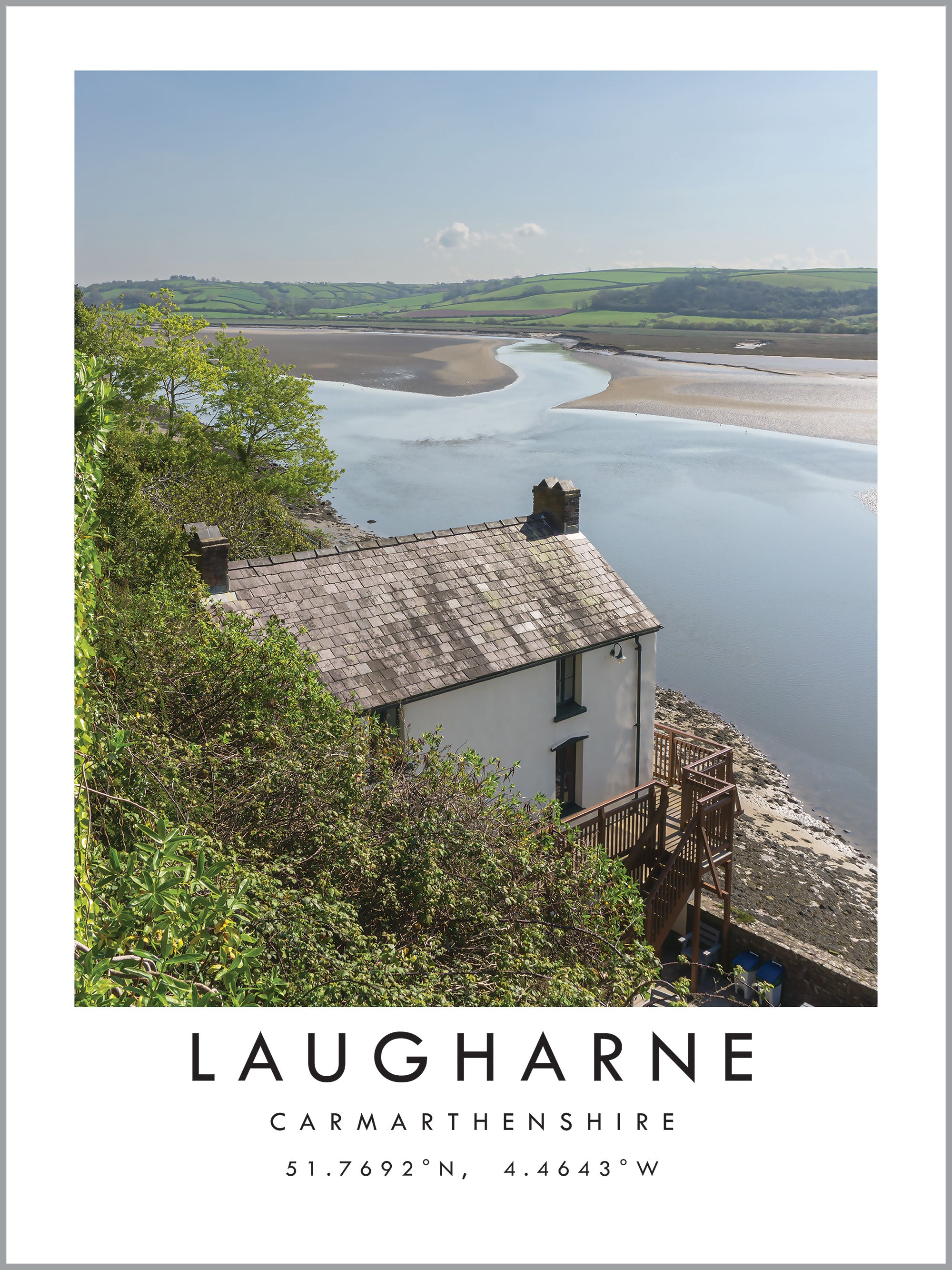 Laugharne Travel Print