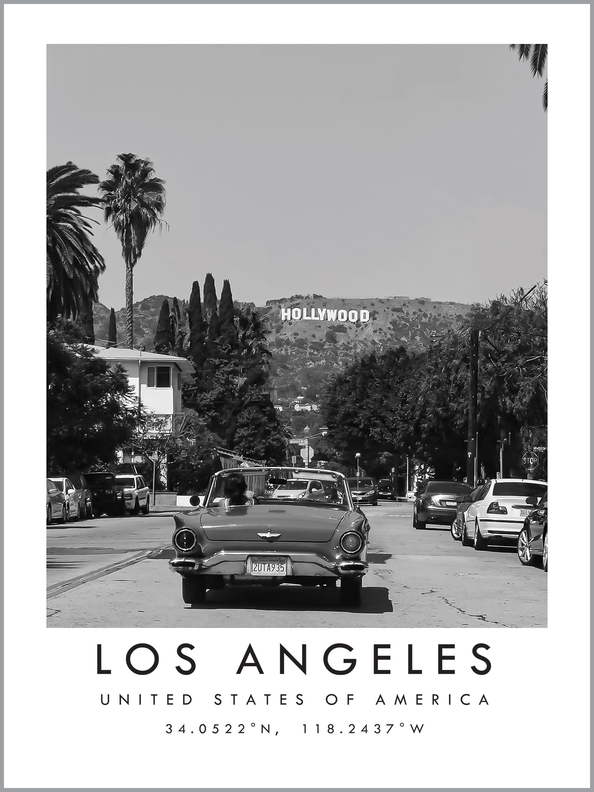 Los Angeles Travel Print