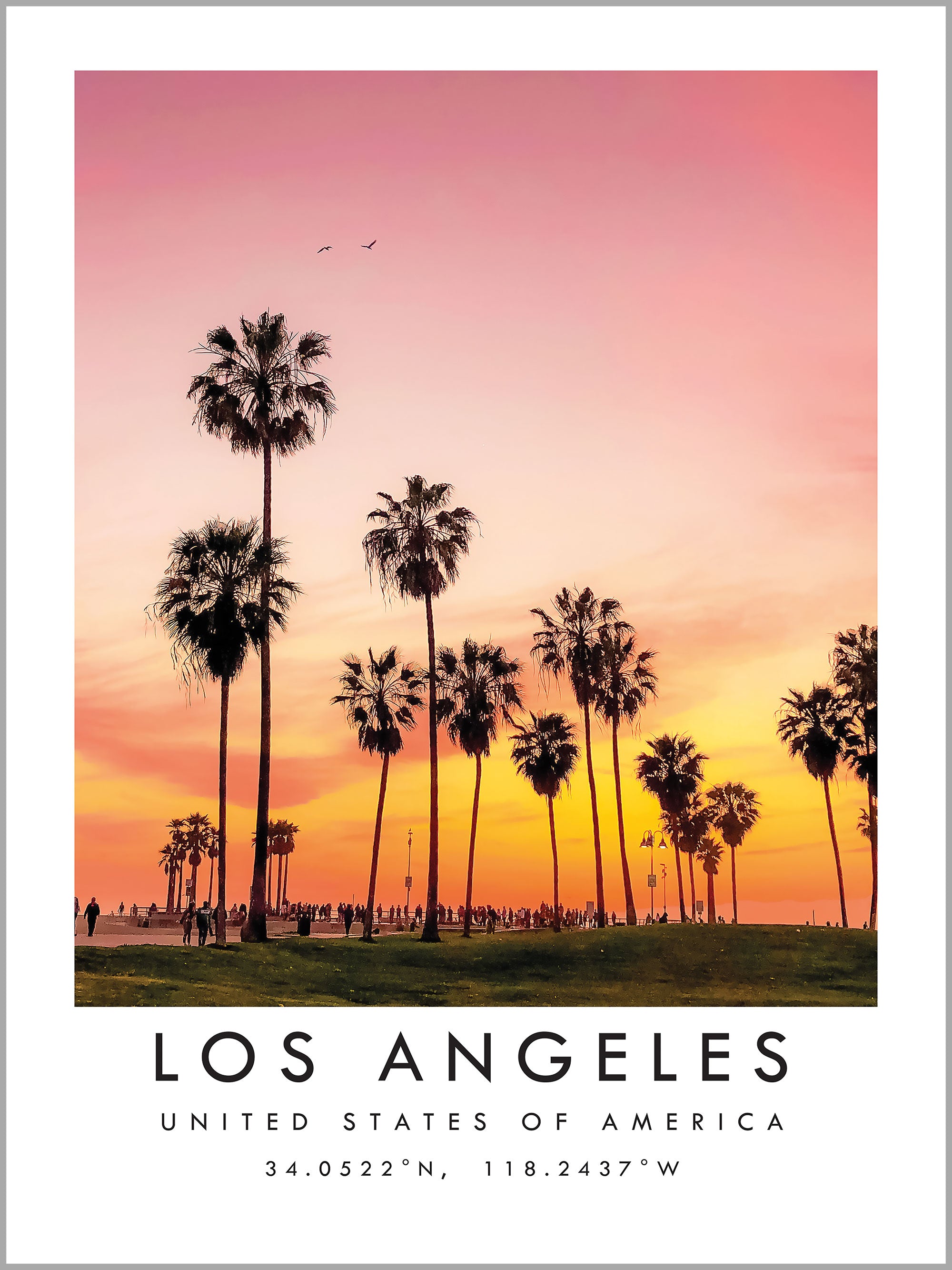 Los Angeles Travel Print