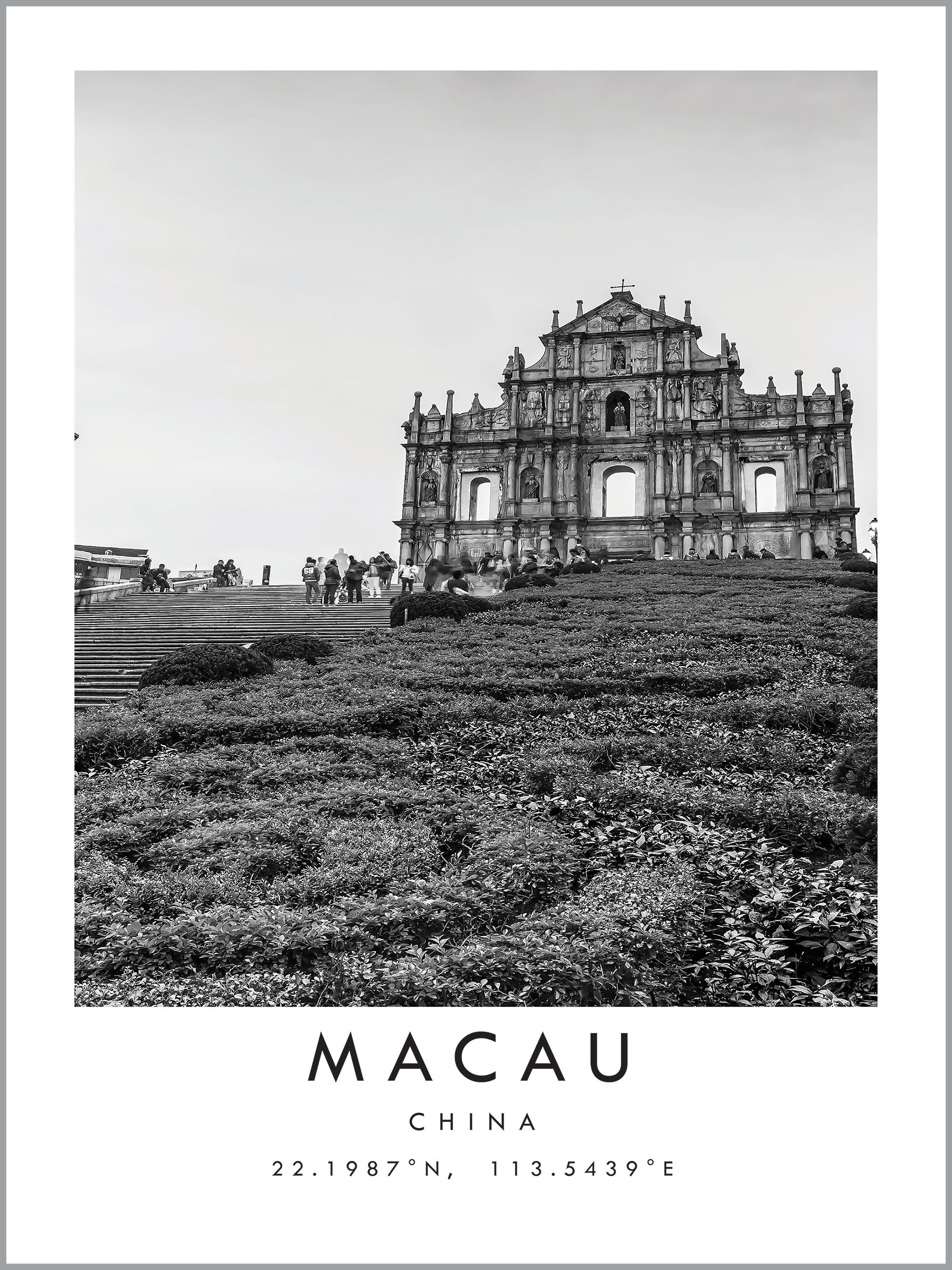 Macau Travel Print
