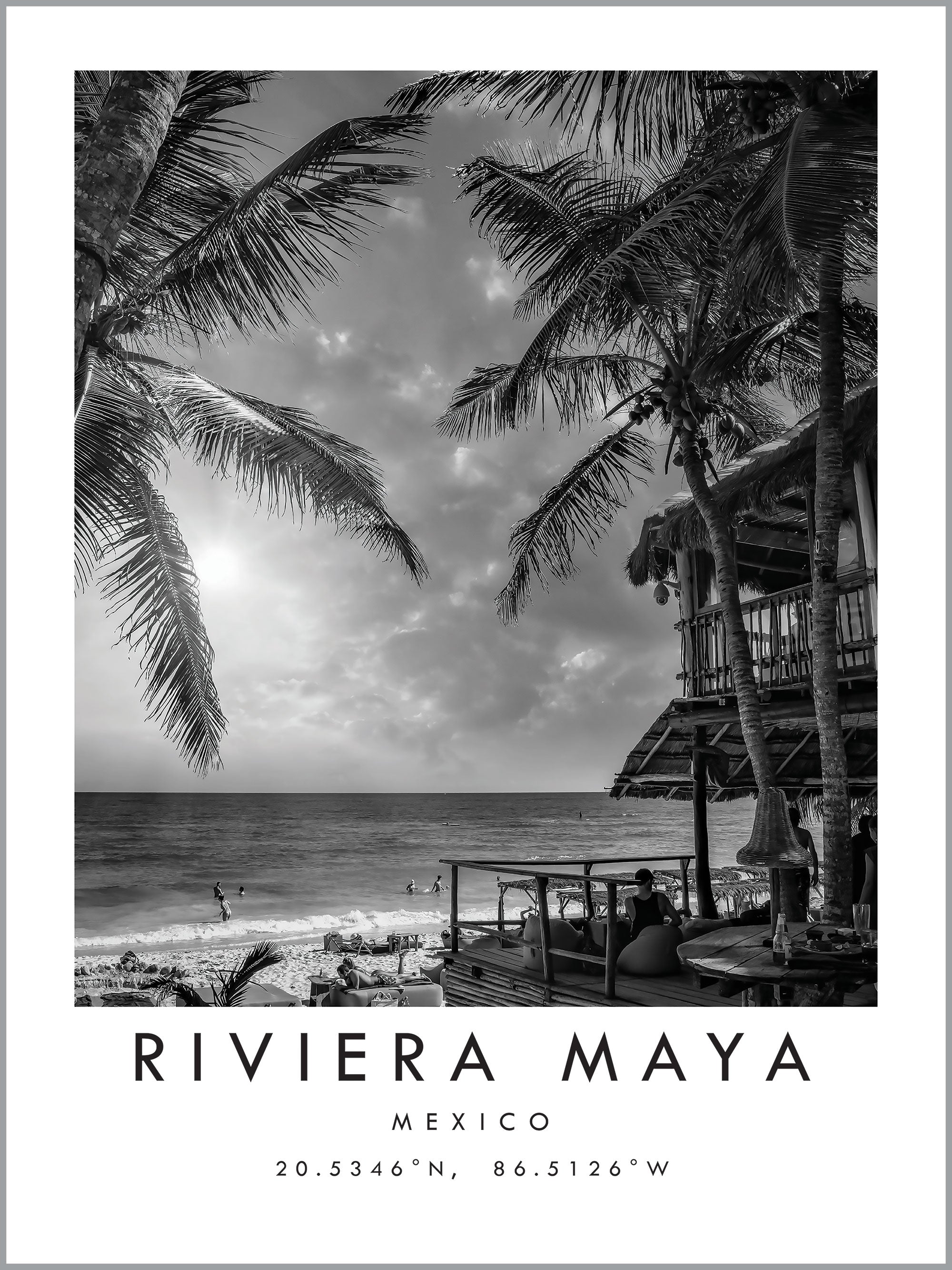 Riviera Maya Travel Print