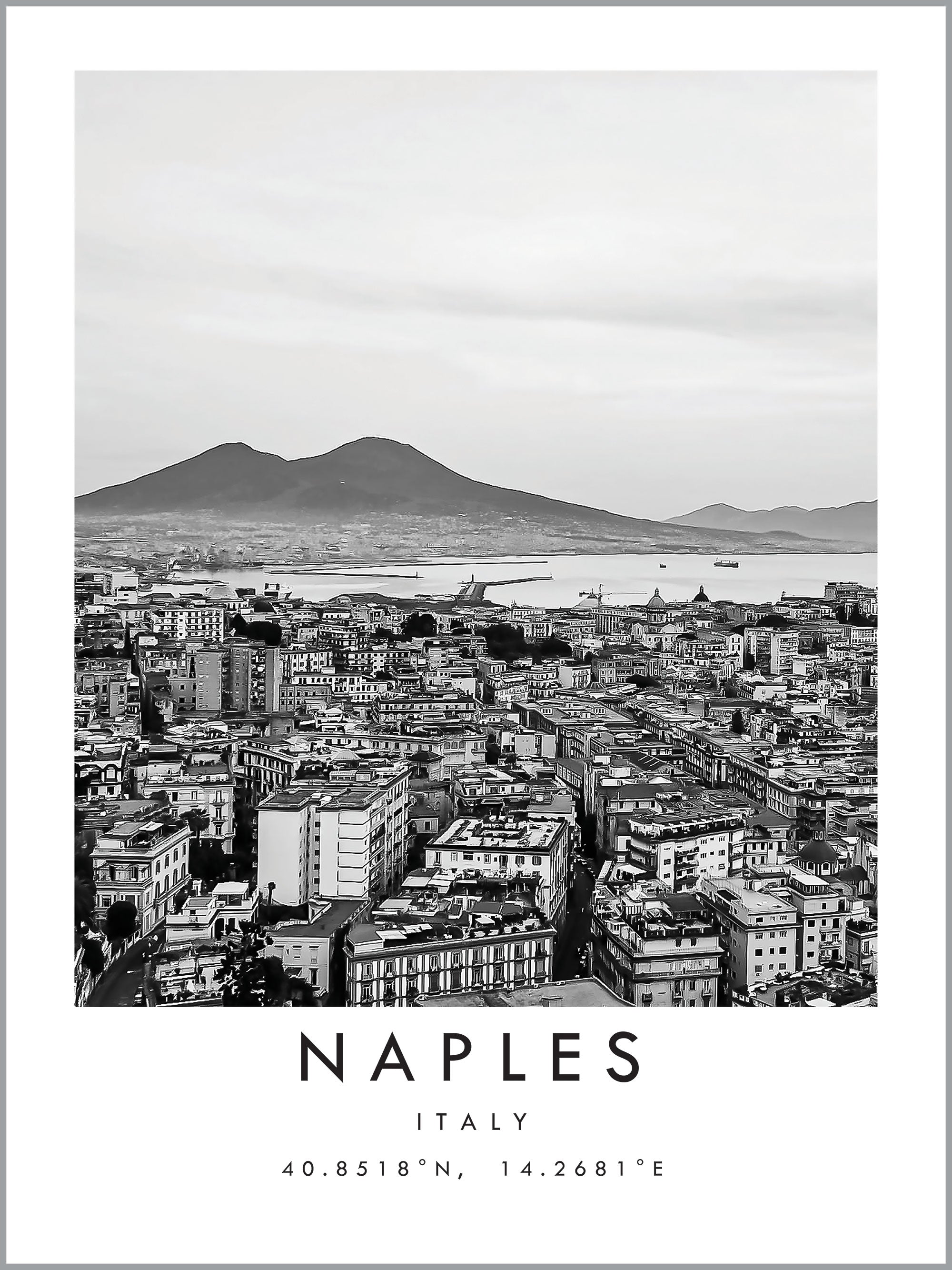 Naples Travel Print