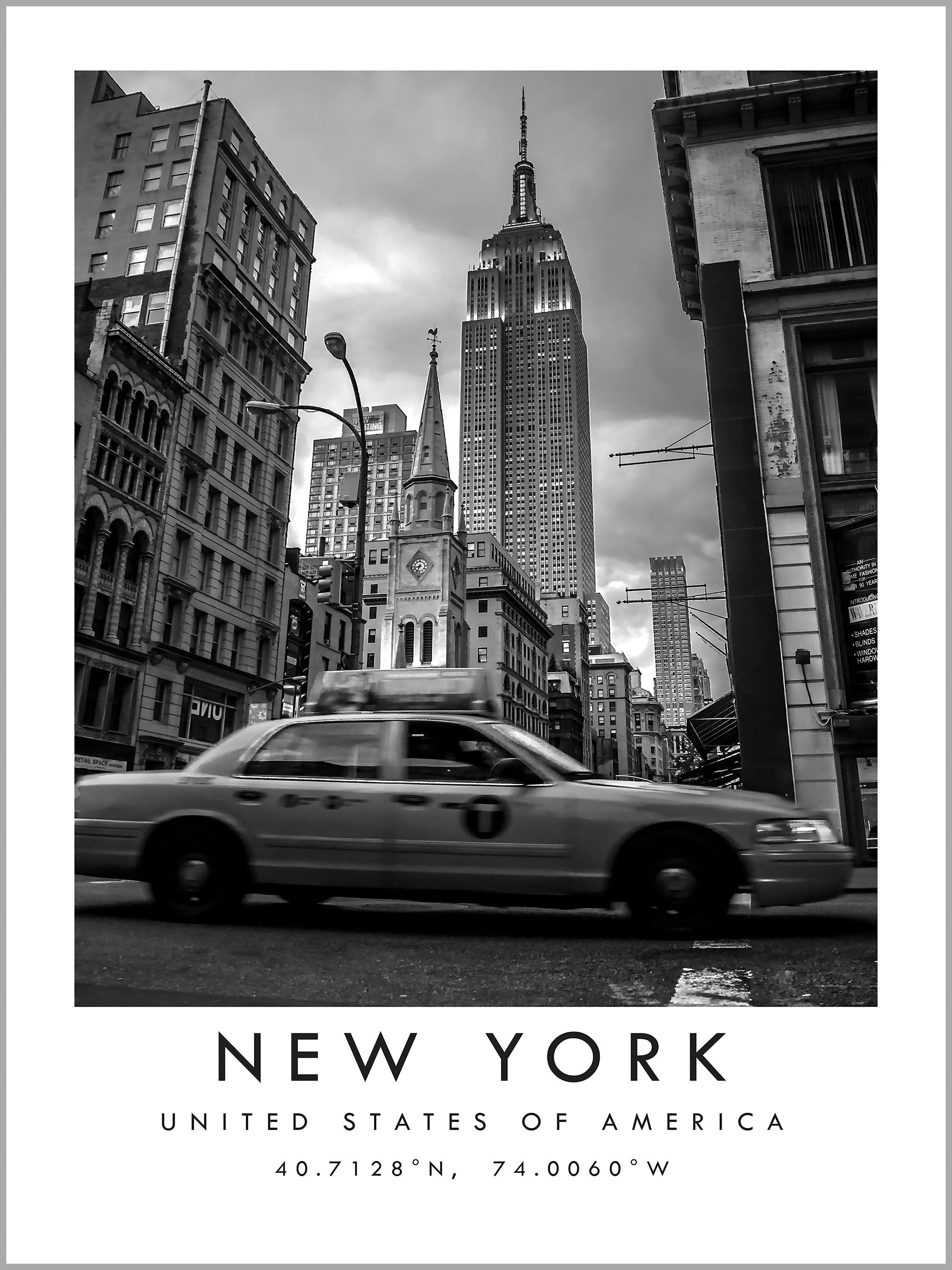 New York Travel Print