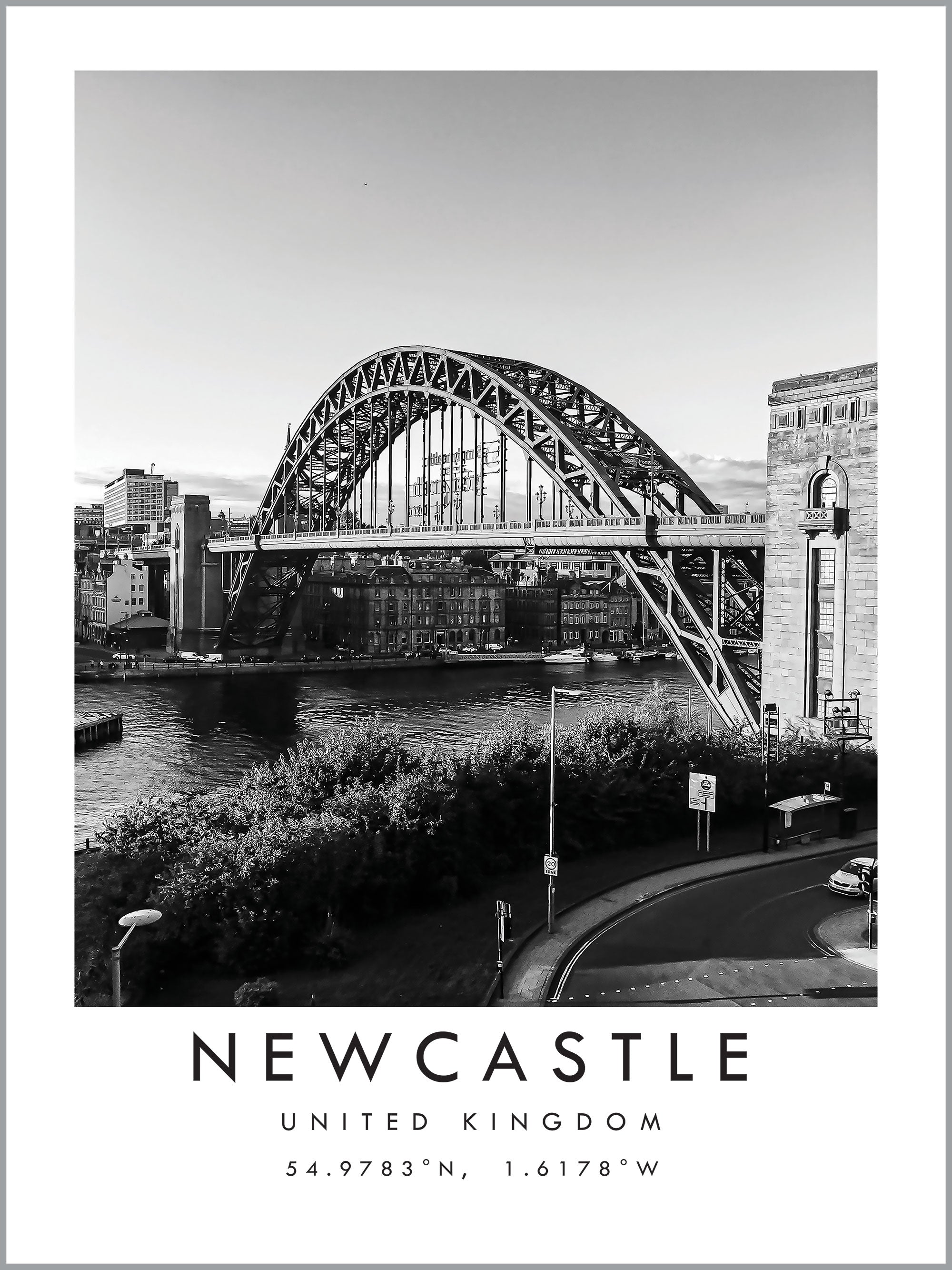 Newcastle Travel Print