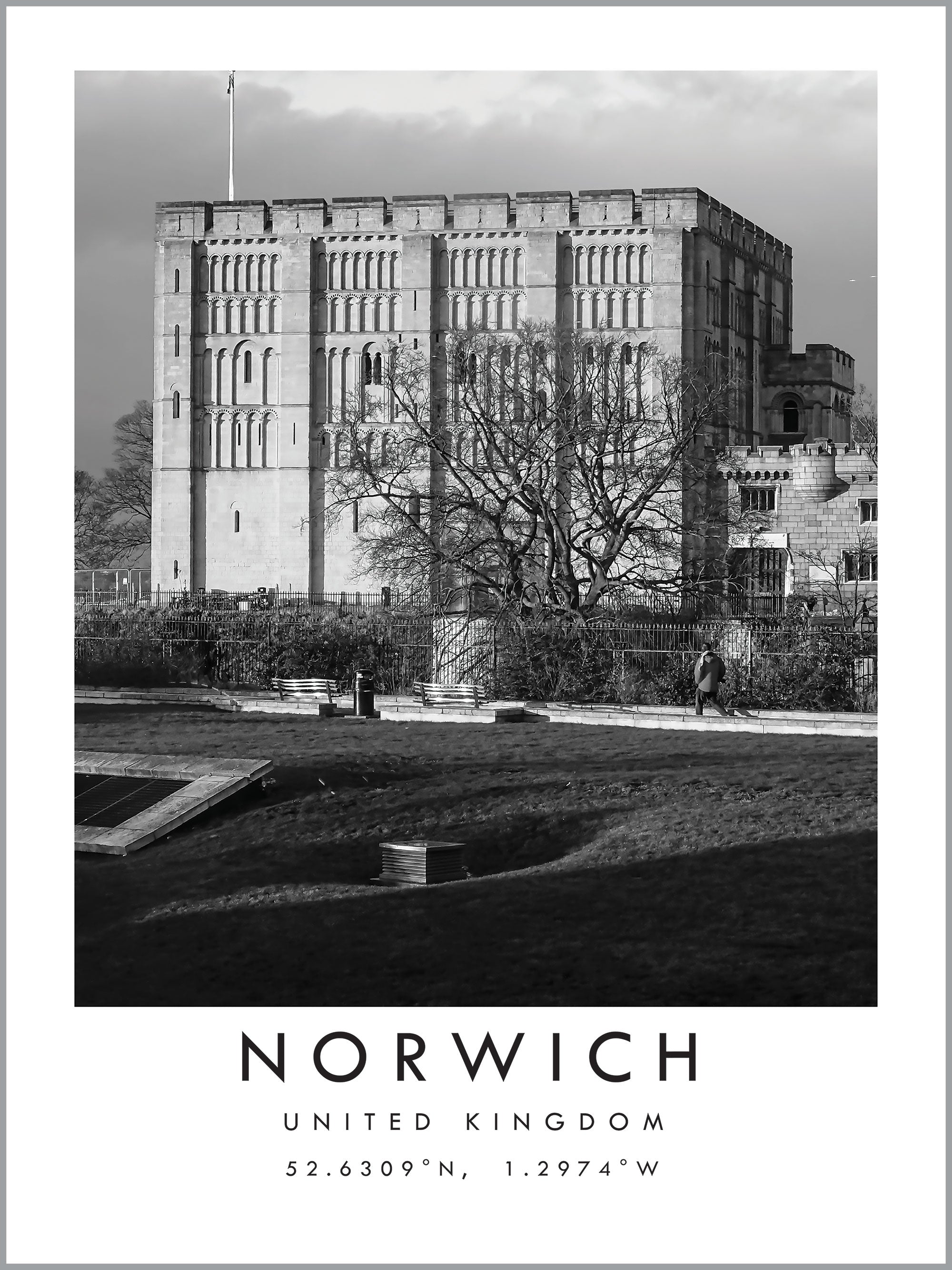 Norwich Travel Print