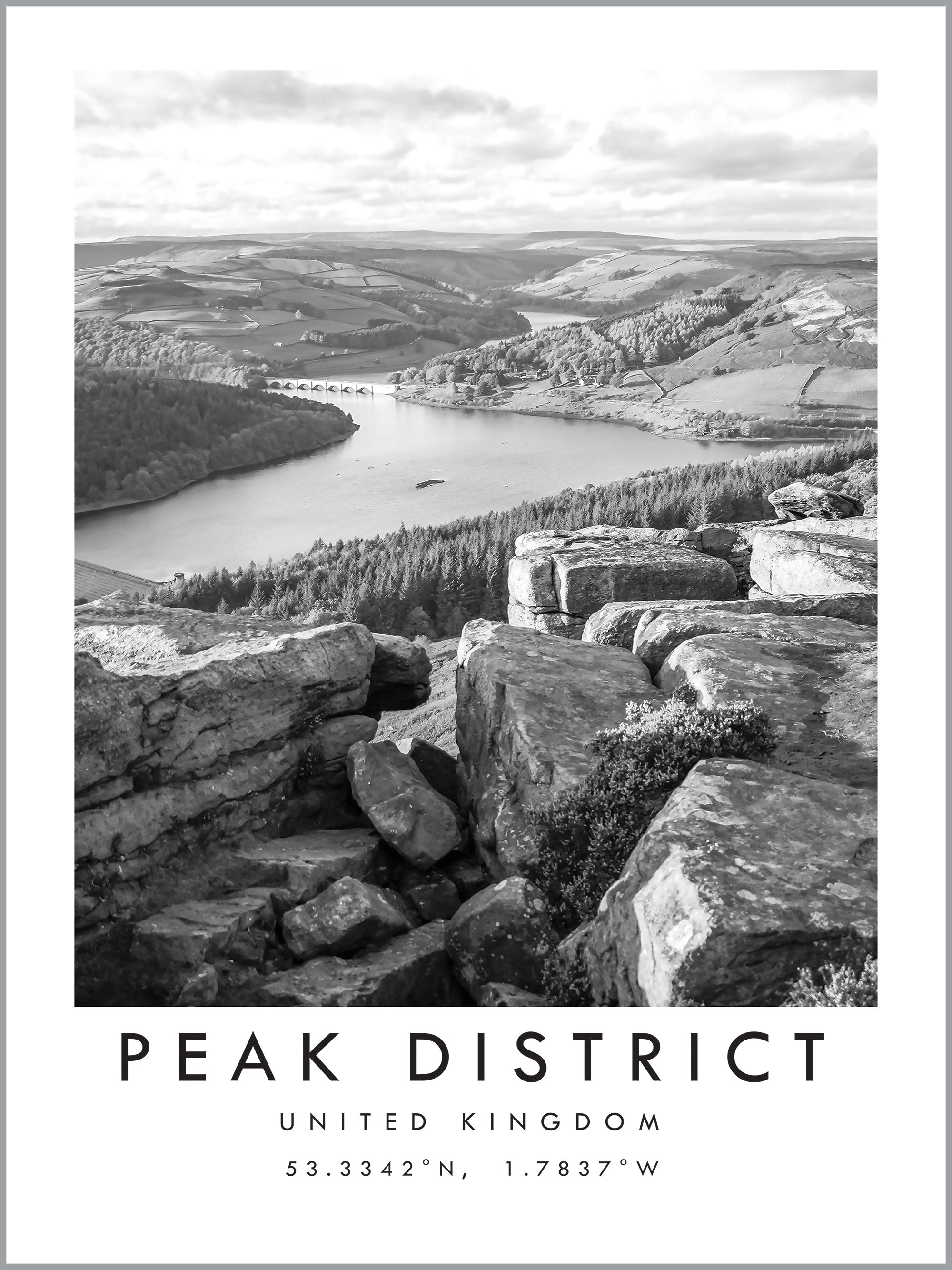 Peak District Travel Print