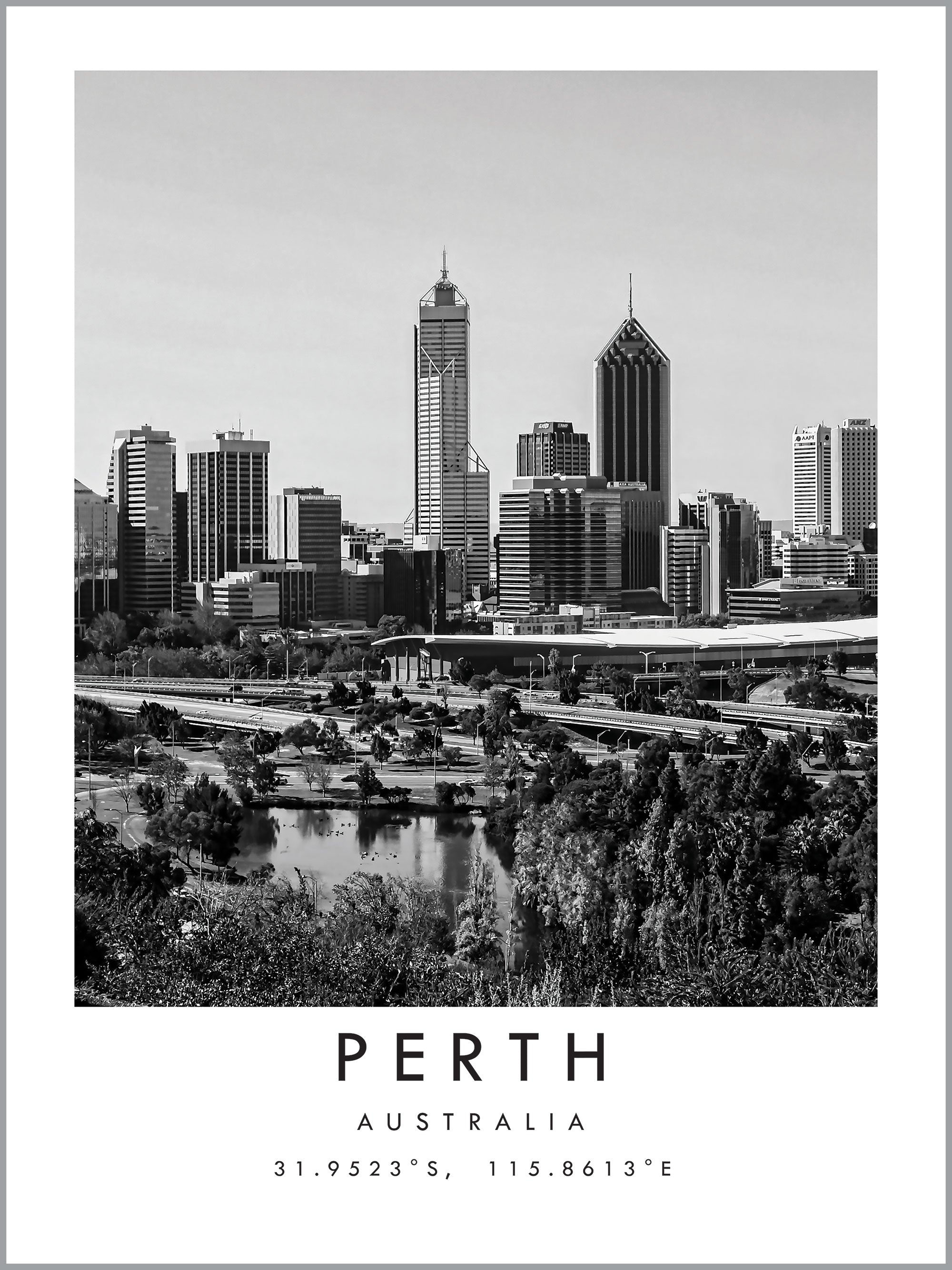 Perth Travel Print