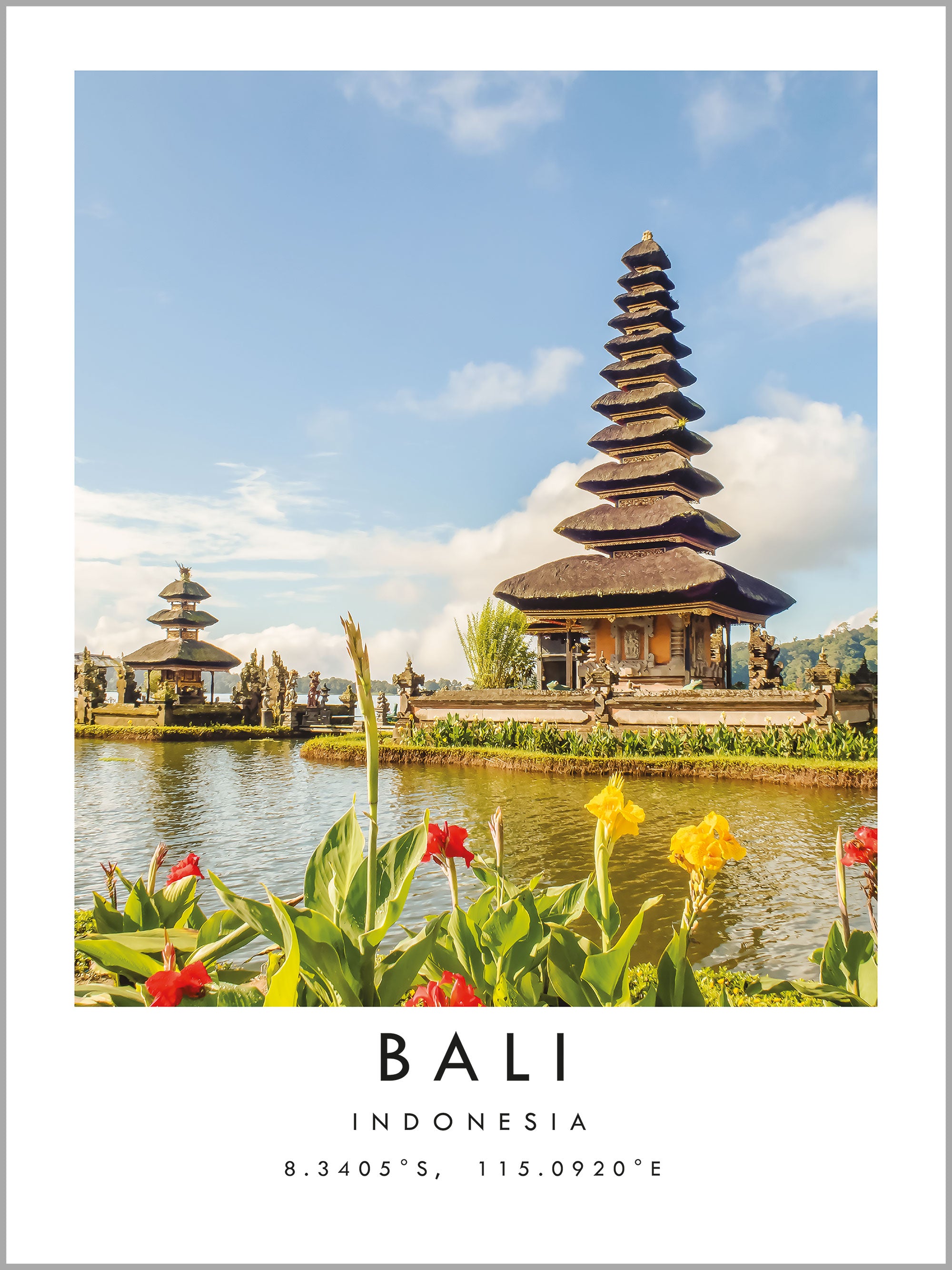 Bali Travel Print
