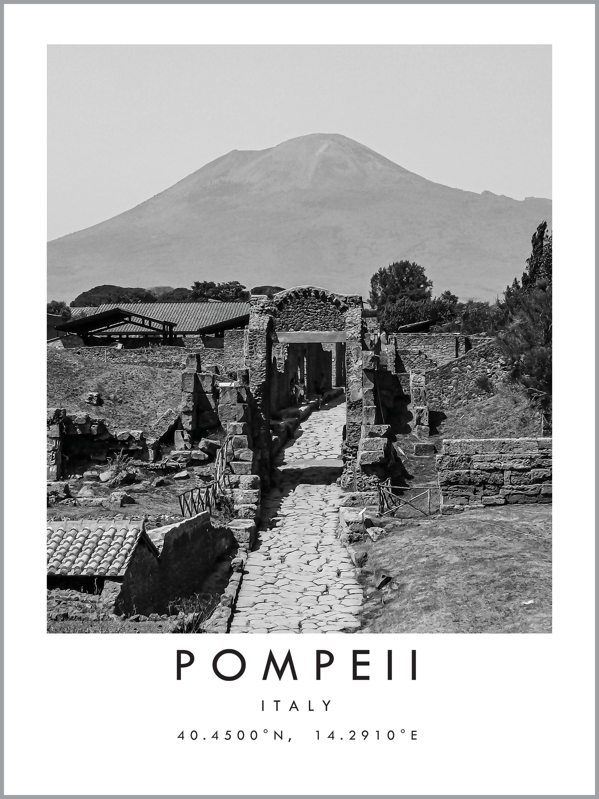 Pompeii Travel Print
